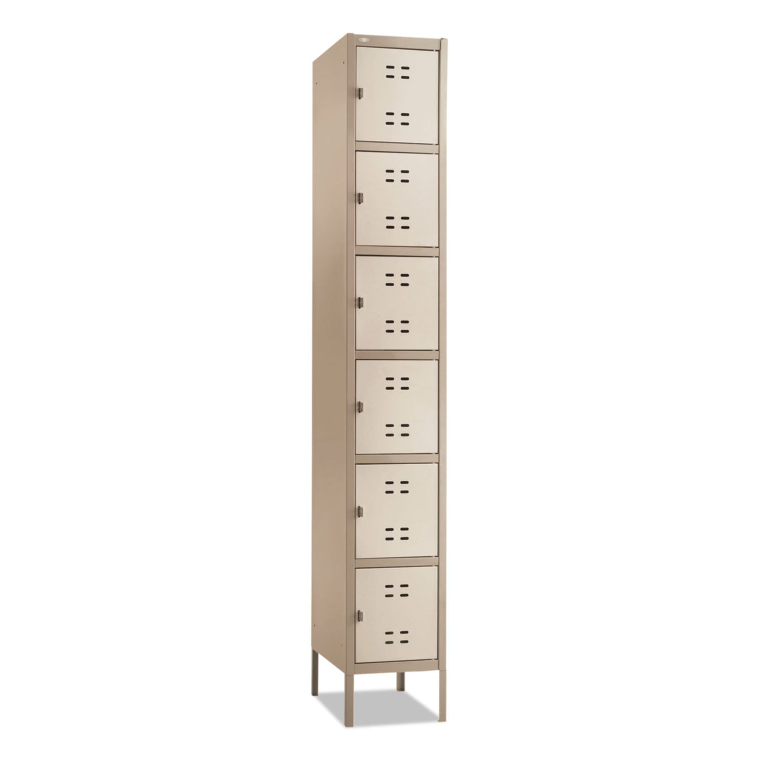 Box Locker, 12w x 18d x 78h, Two-Tone Tan -
