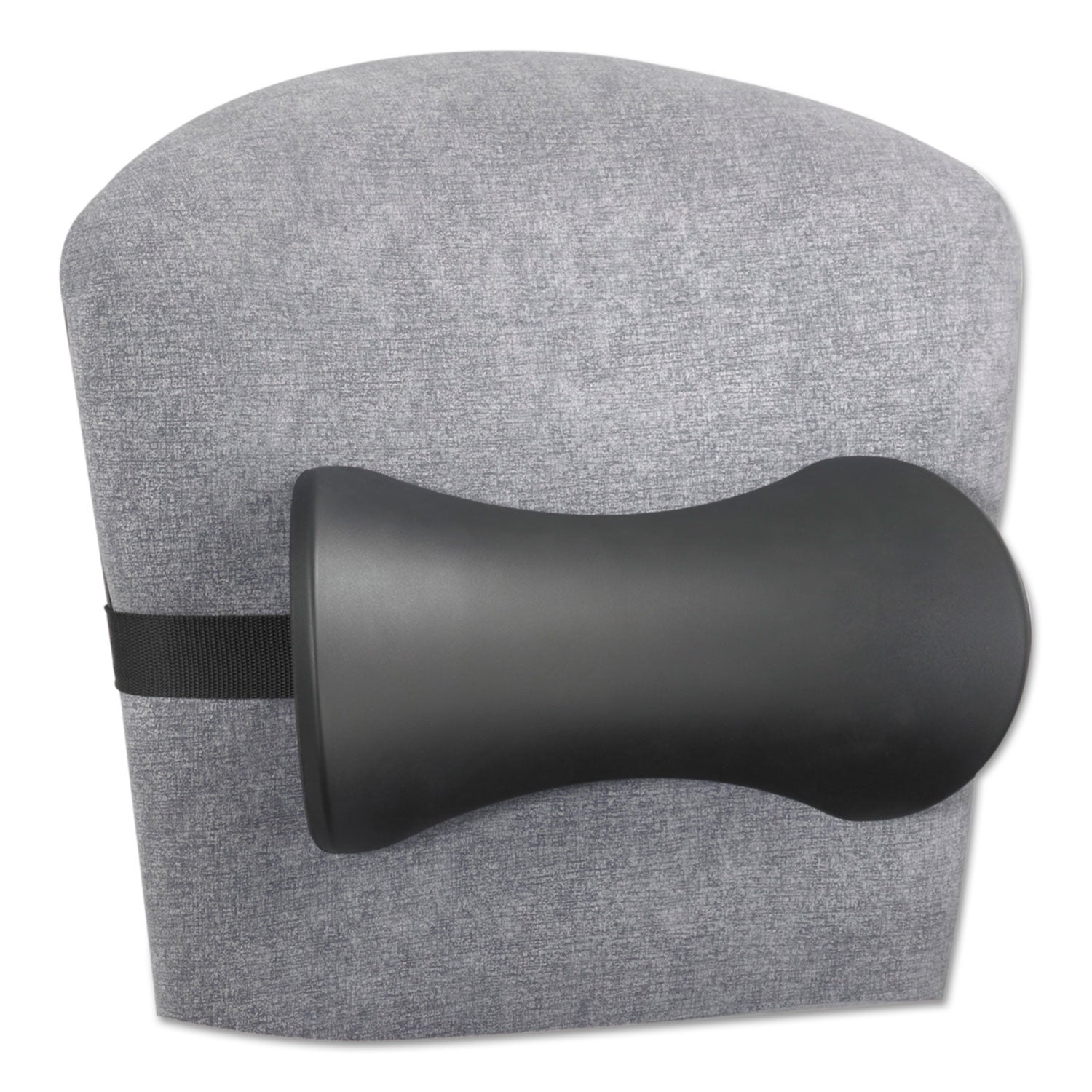 Lumbar Support Memory Foam Backrest, 14.5 x 3.75 x 6.75, Black -