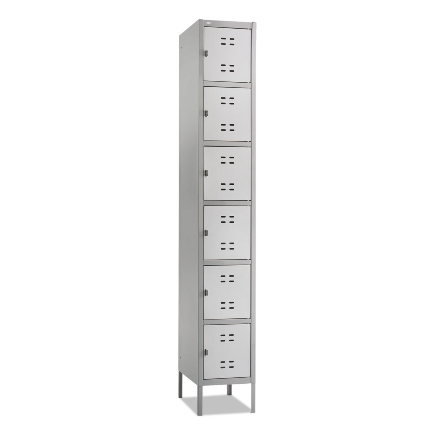 Box Locker, 12w x 18d x 78h, Two-Tone Gray -