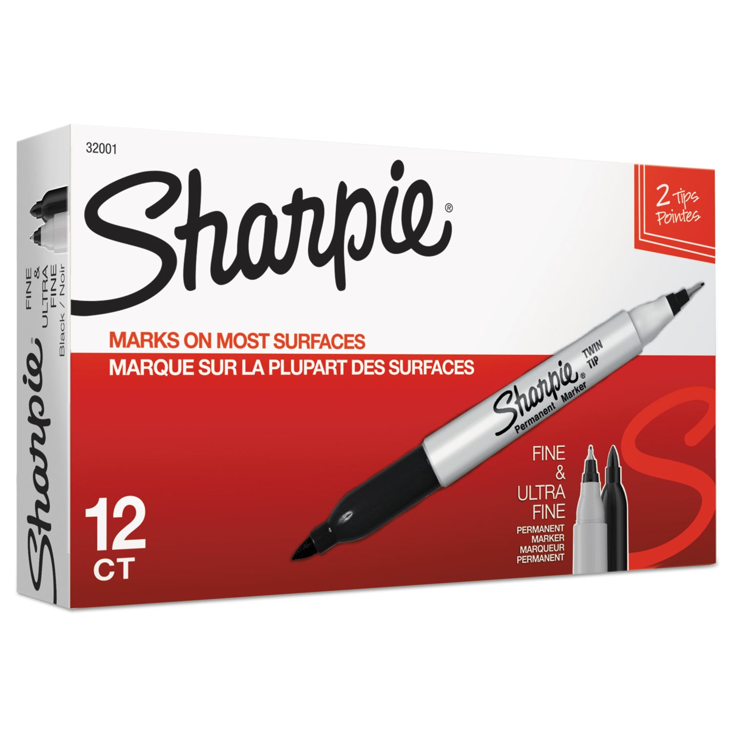 twin-tip-permanent-marker-extra-fine-fine-bullet-tips-black-dozen_san32001b - 1