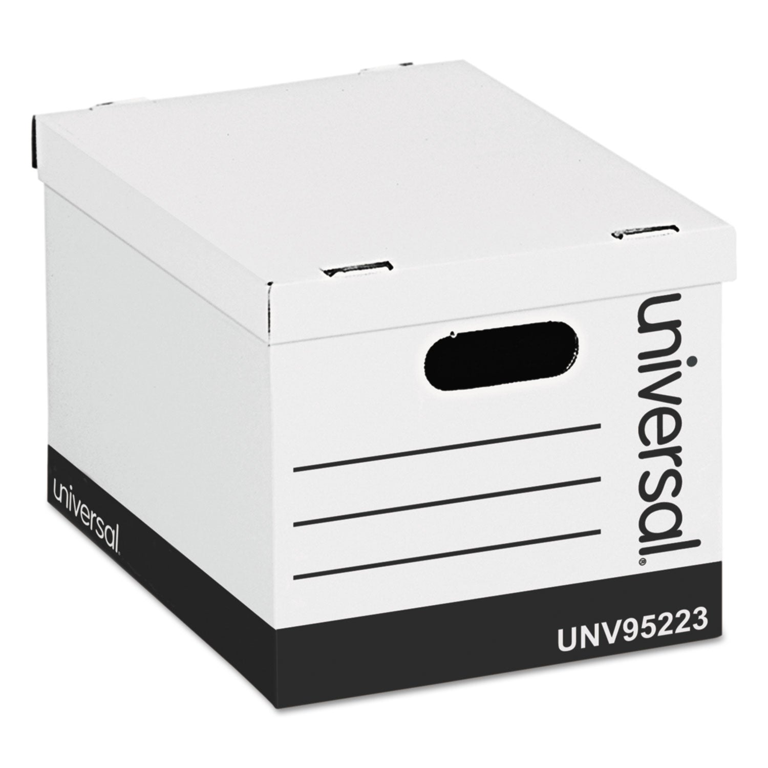 Basic-Duty Easy Assembly Storage Files, Letter/Legal Files, White, 12/Carton -