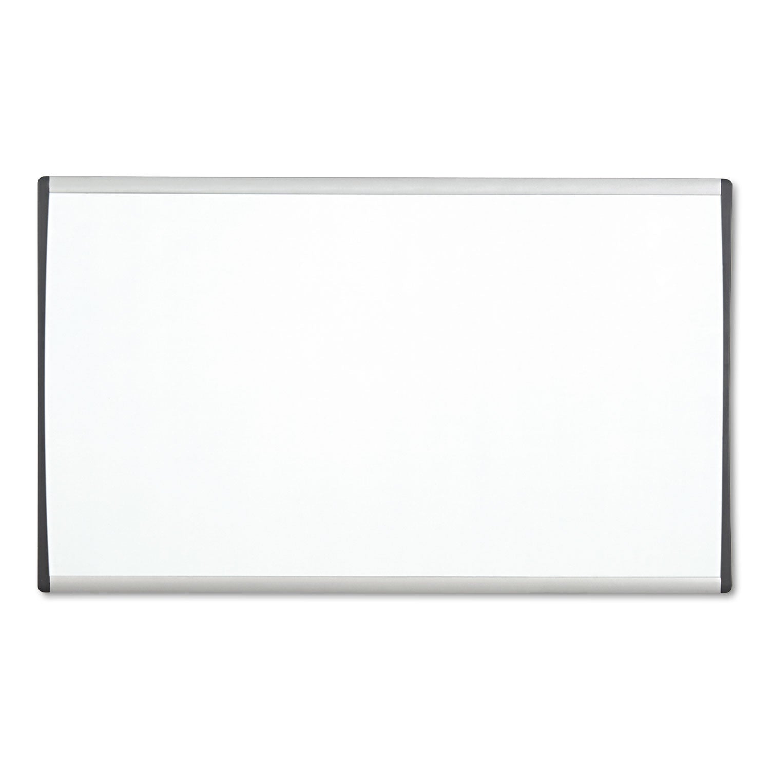 ARC Frame Cubicle Dry Erase Board, 24 x 14, White Surface, Silver Aluminum Frame -