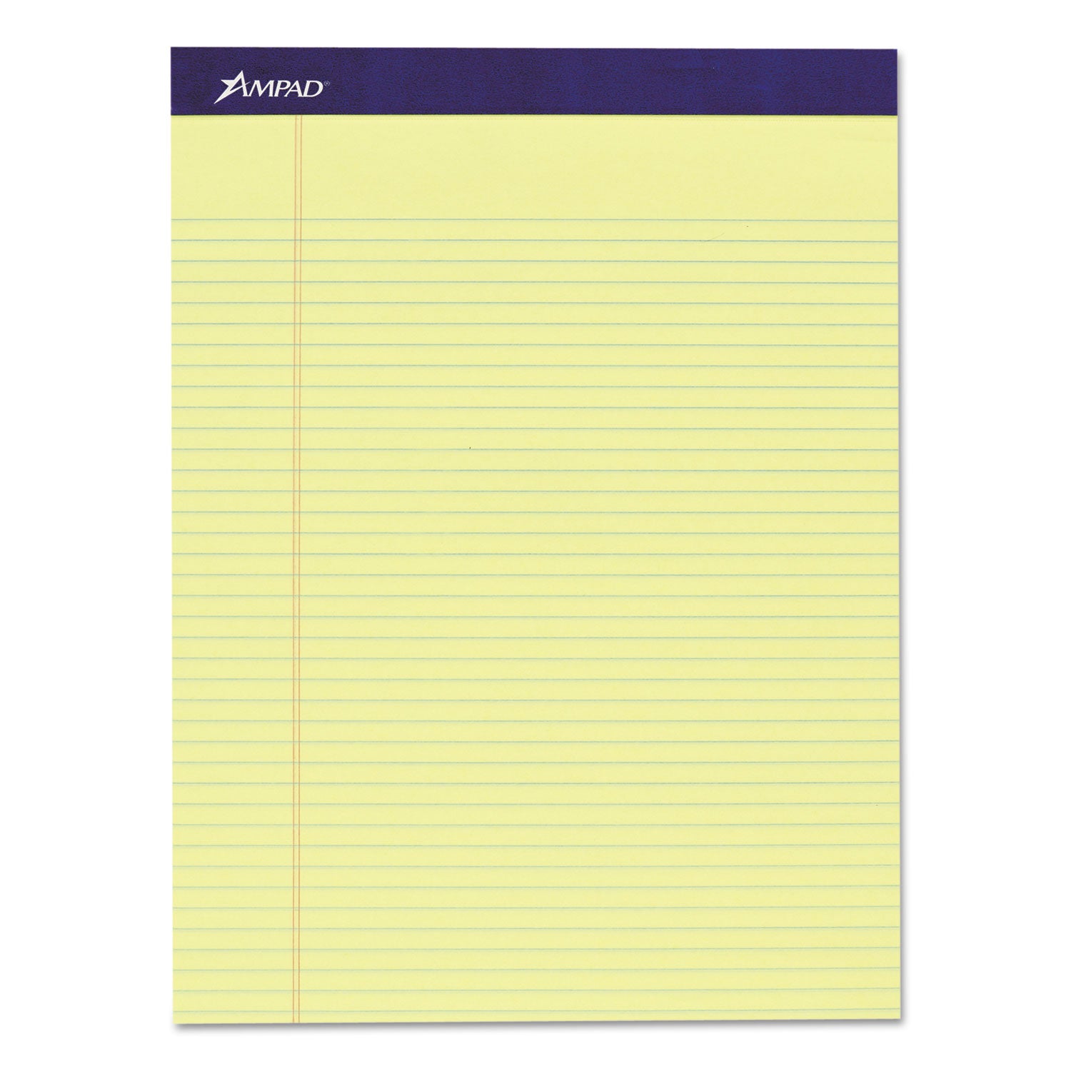 Legal Ruled Pads, Narrow Rule, 50 Canary-Yellow 8.5 x 11.75 Sheets, 4/Pack -