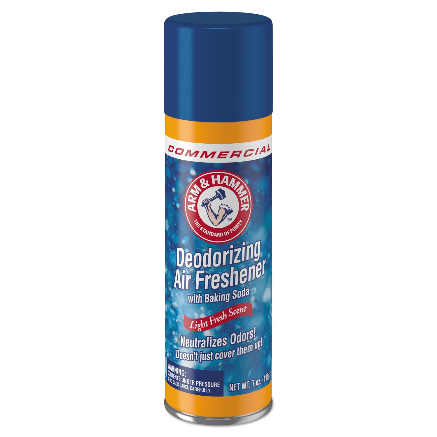 Baking Soda Air Freshener, Light Fresh, 7 oz Aerosol Spray, 12/Carton -