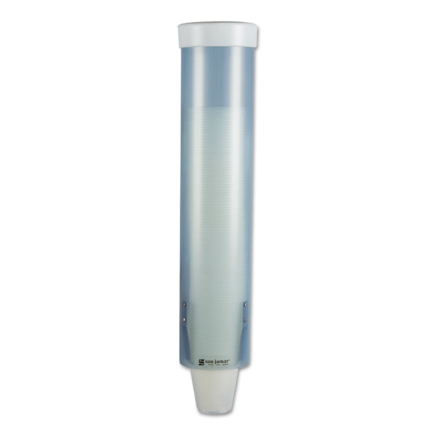 Adjustable Frosted Water Cup Dispenser, For 4 oz to 10 oz Cups, Blue -
