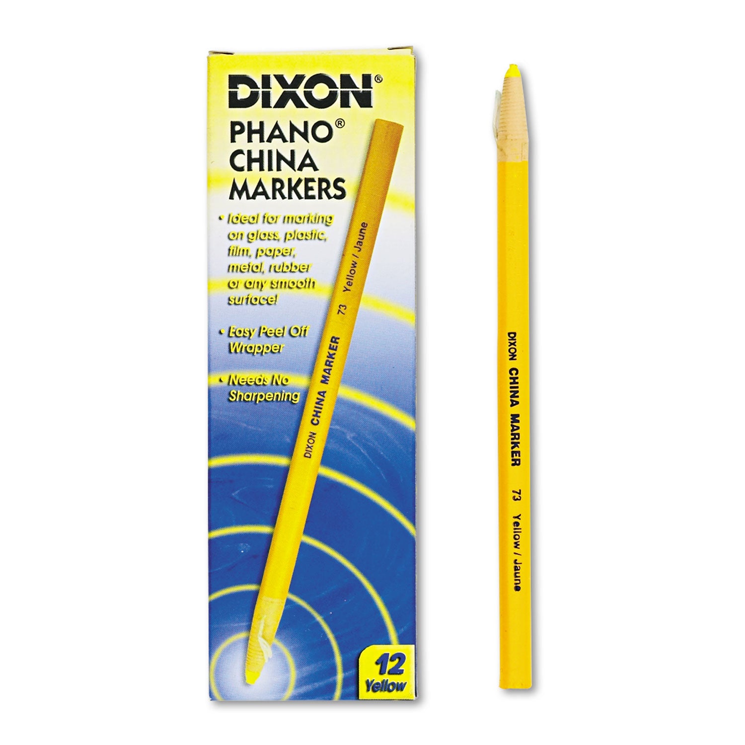 China Marker, Yellow, Dozen -