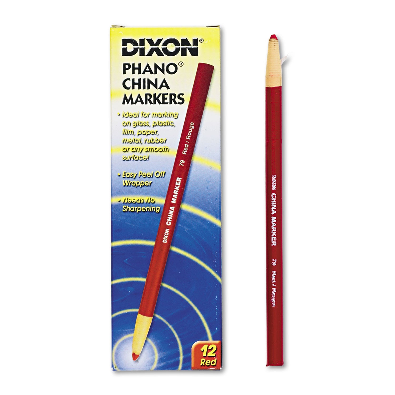 China Marker, Red, Dozen -