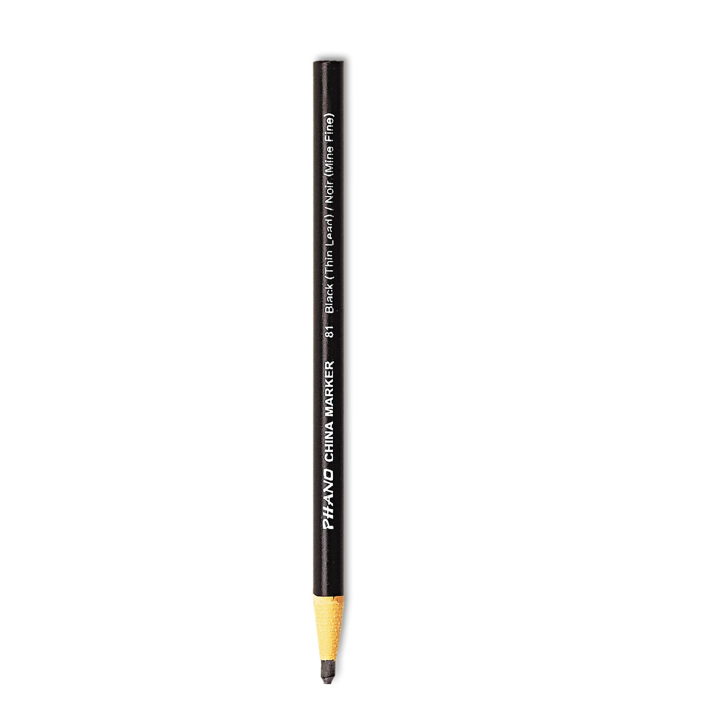 China Marker, Black, Thin Lead, Dozen -