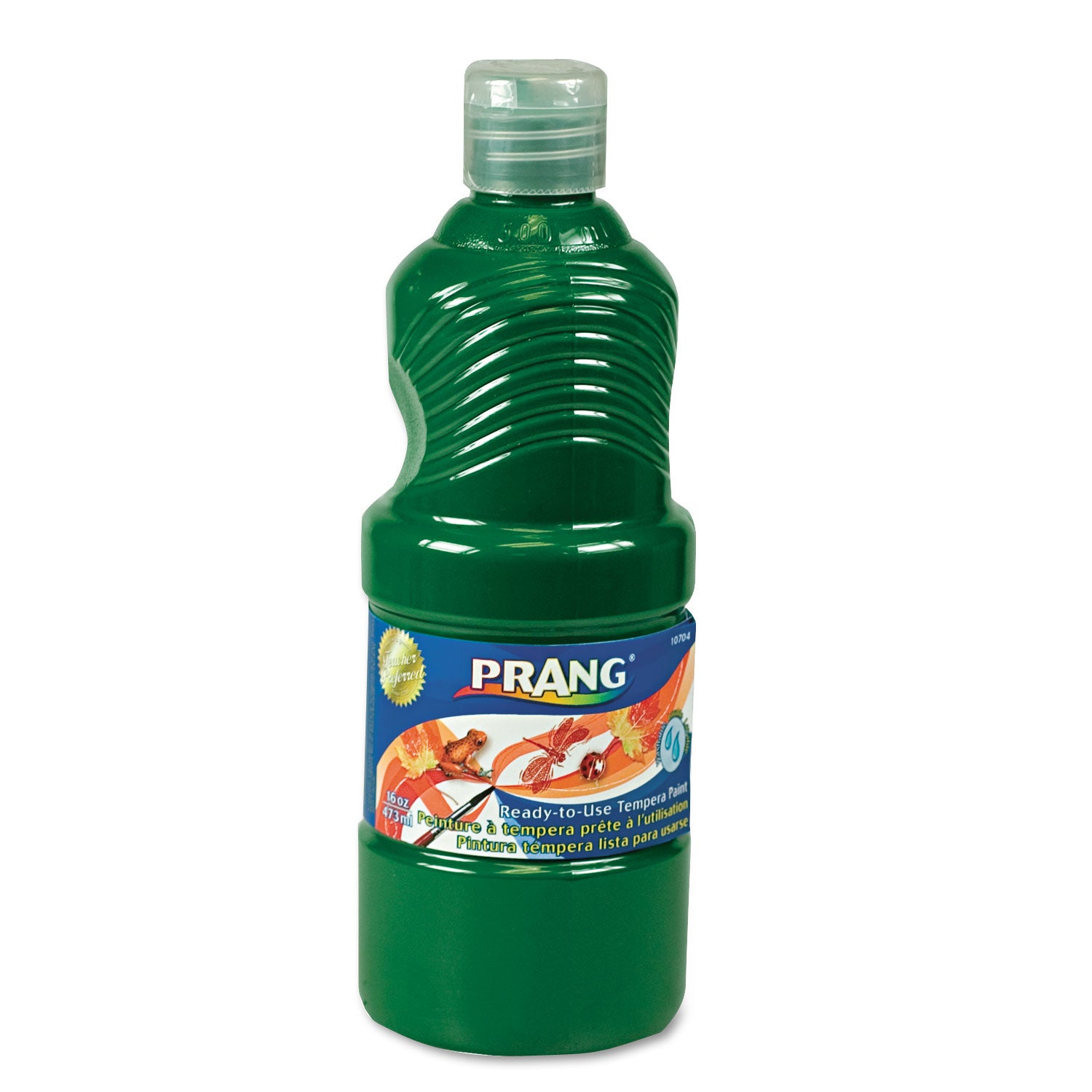 Washable Paint, Green, 16 oz Dispenser-Cap Bottle -