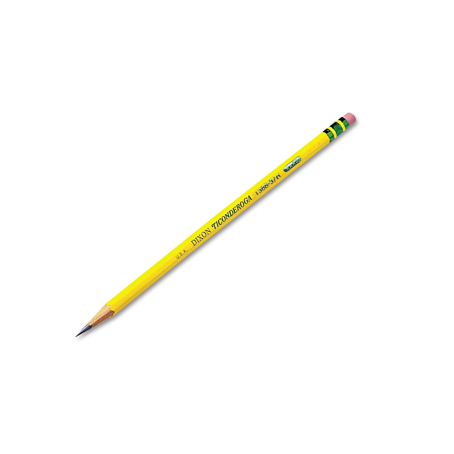 Pencils, H (#3), Black Lead, Yellow Barrel, Dozen -