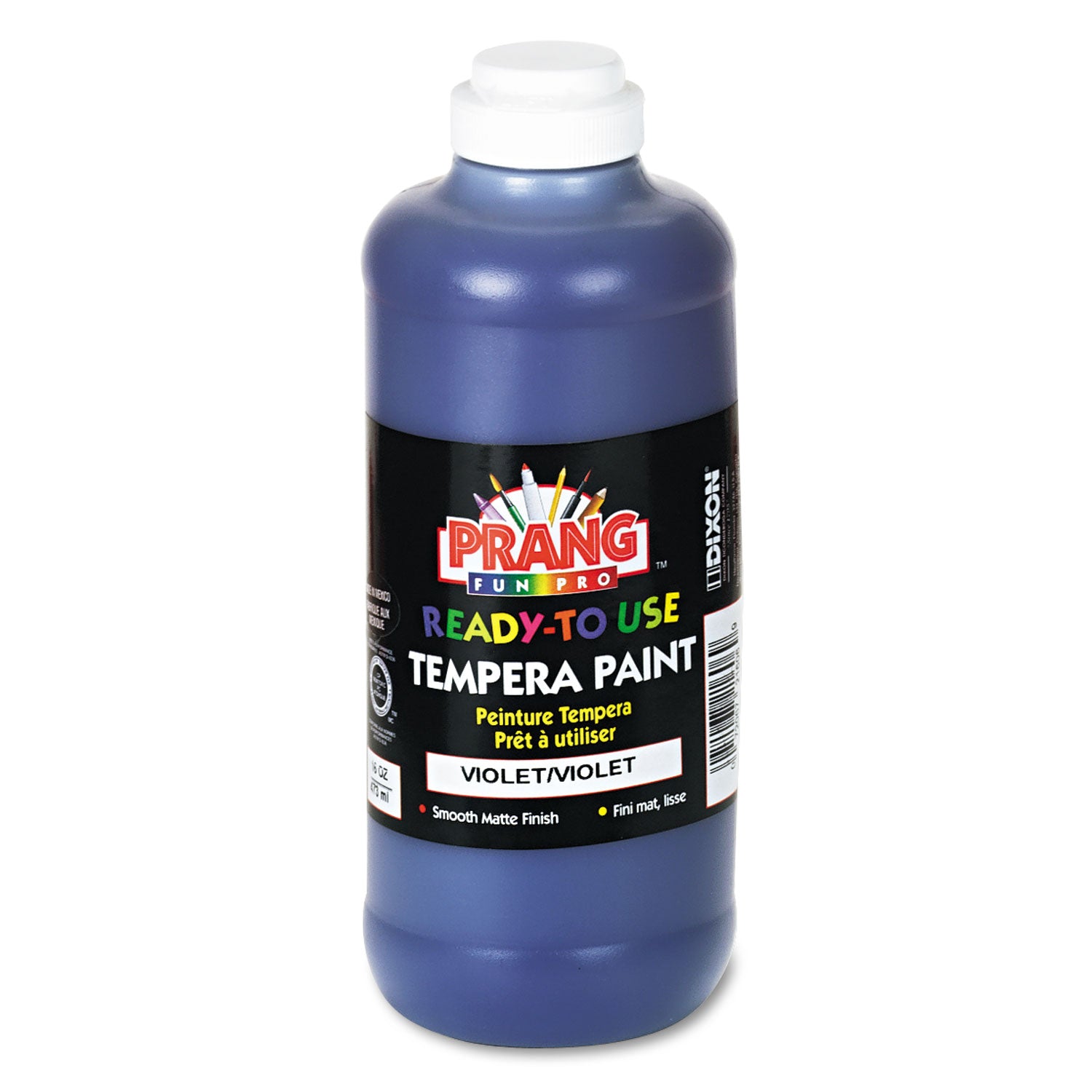 Ready-to-Use Tempera Paint, Violet, 16 oz Dispenser-Cap Bottle -
