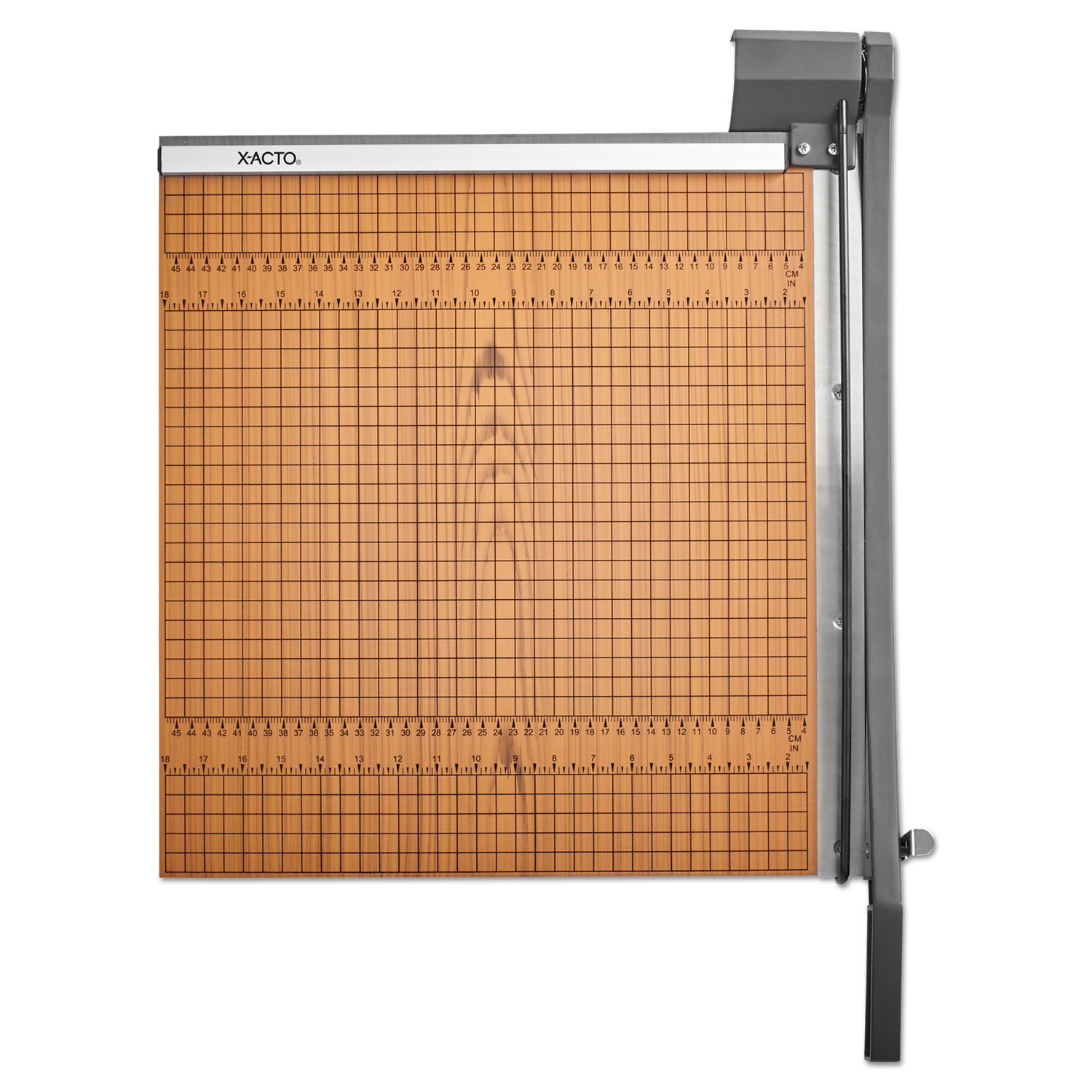 square-commercial-grade-wood-base-guillotine-trimmer-15-sheets-18-cut-length-18-x-18_epi26618lmr - 2