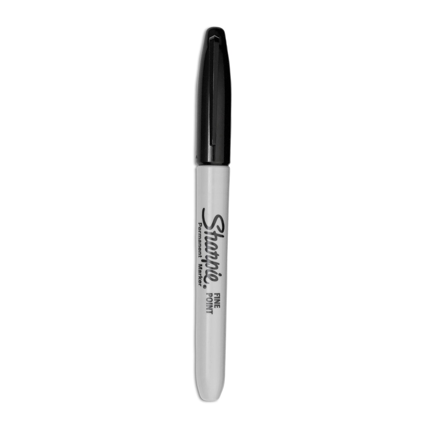Fine Tip Permanent Marker, Fine Bullet Tip, Black -