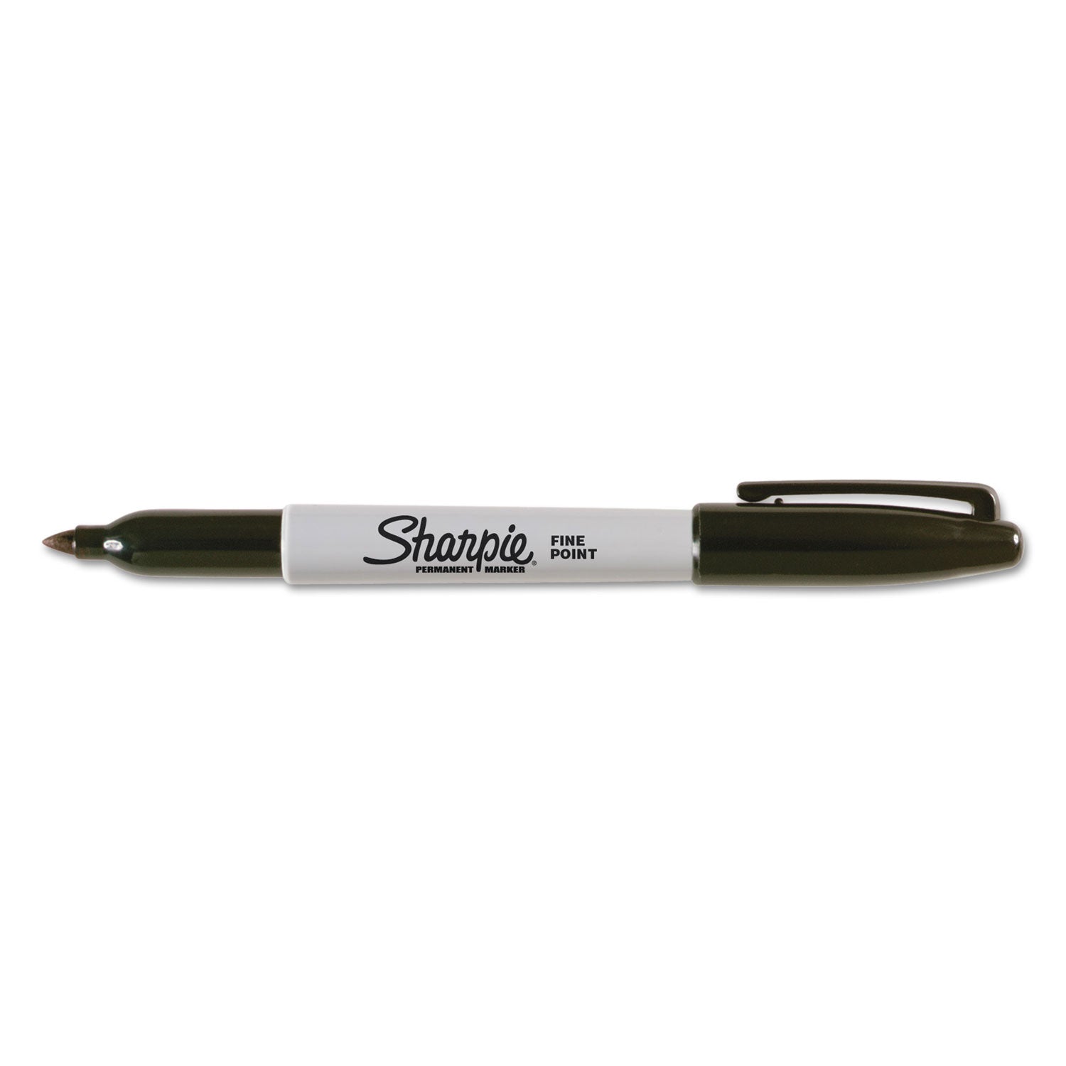 Fine Tip Permanent Marker, Fine Bullet Tip, Black -