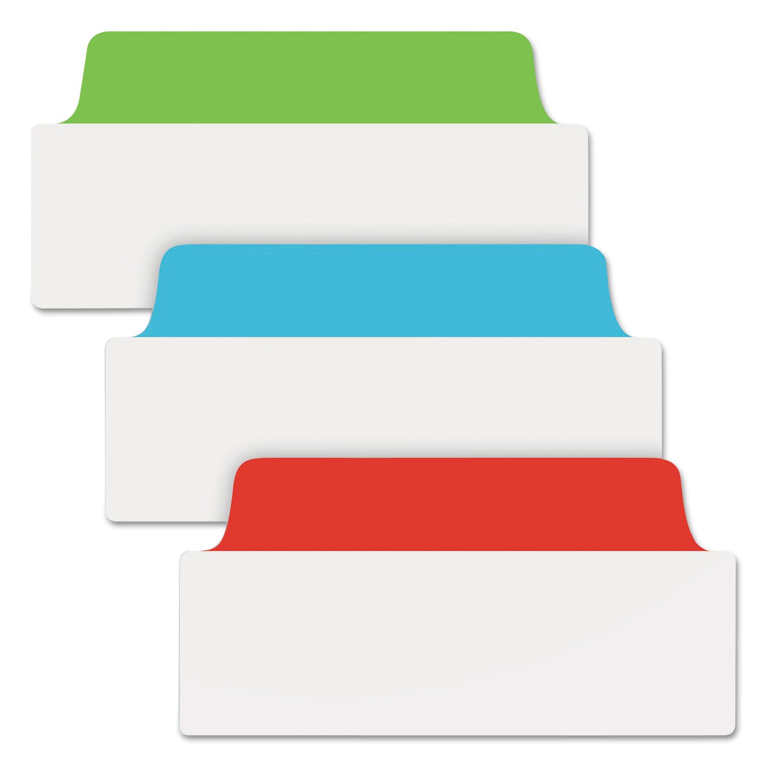ultra-tabs-repositionable-tabs-wide-and-slim-3-x-15-1-3-cut-assorted-colors-24-pack_ave74775 - 2