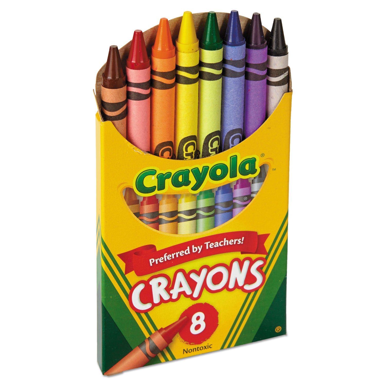 Classic Color Crayons, Tuck Box, 8 Colors -
