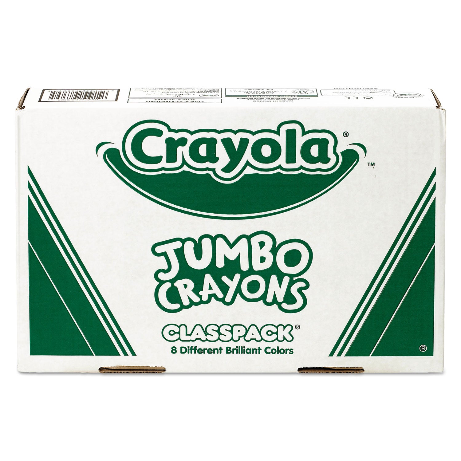 Jumbo Classpack Crayons, 25 Each of 8 Colors, 200/Set -