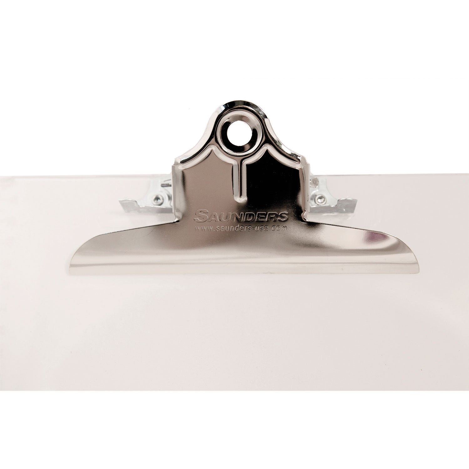 Recycled Plastic Clipboard with Ruler Edge, 1" Clip Capacity, Holds 8.5 x 11 Sheets, Clear -