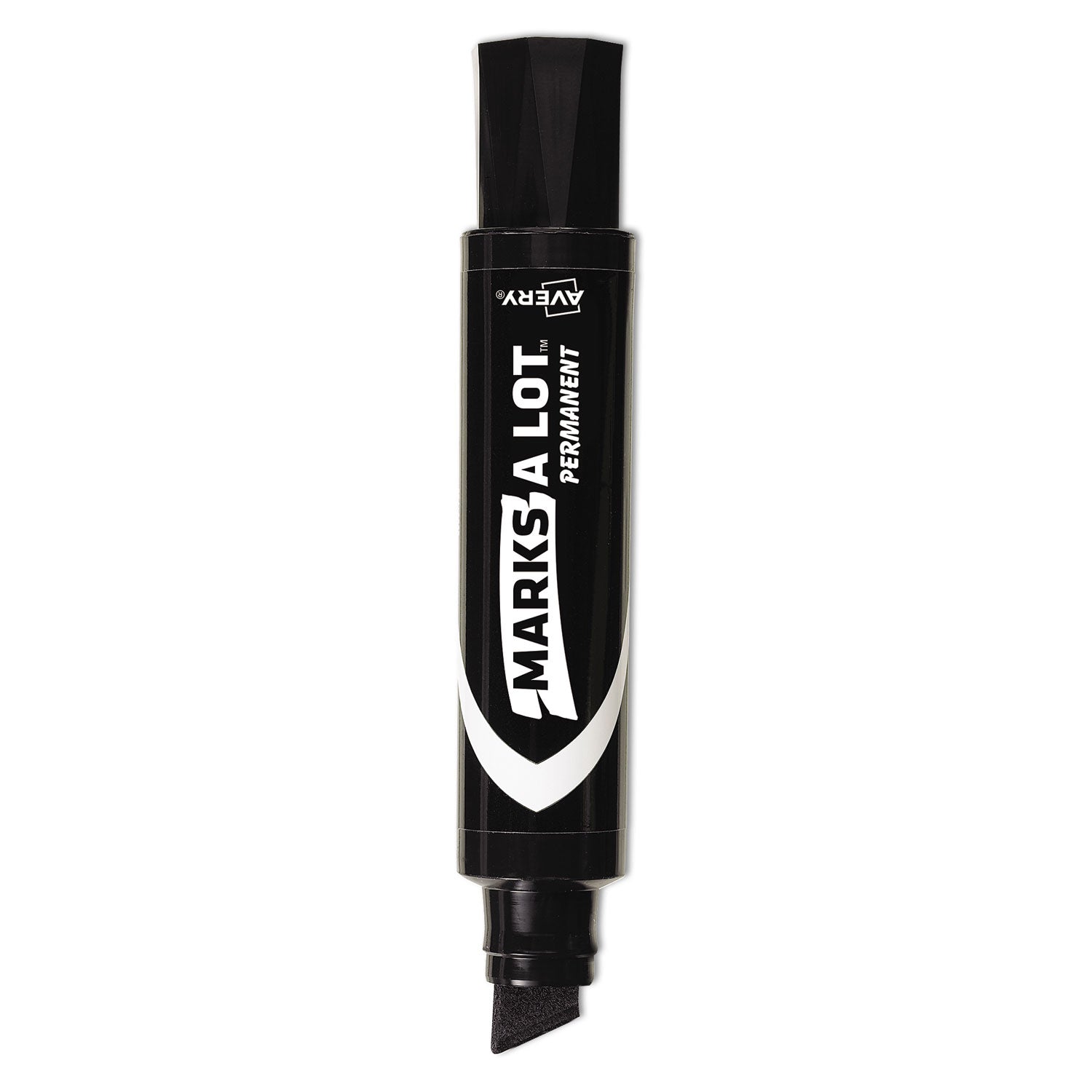 MARKS A LOT Extra-Large Desk-Style Permanent Marker, Extra-Broad Chisel Tip, Black (24148) -