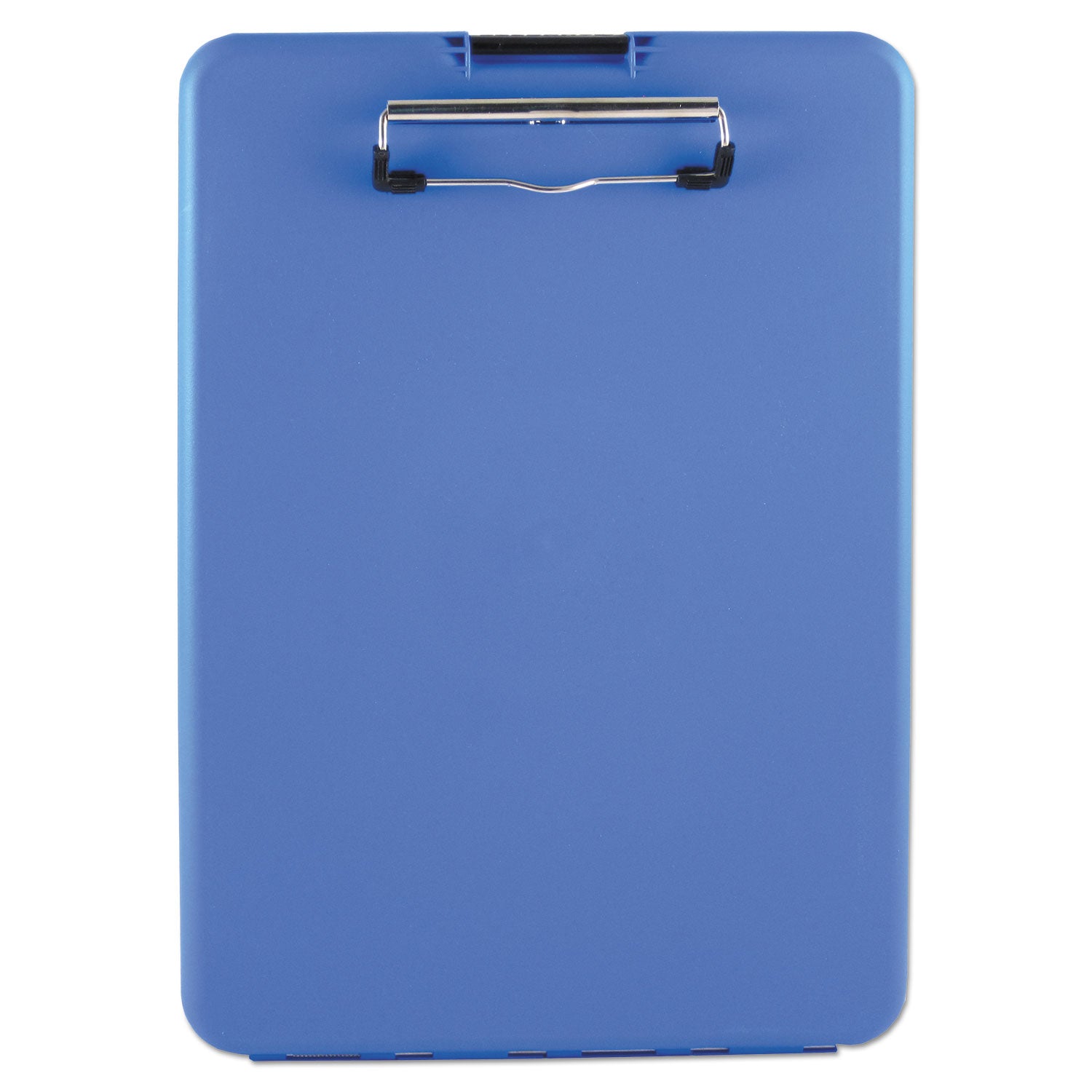 SlimMate Storage Clipboard, 0.5" Clip Capacity, Holds 8.5 x 11 Sheets, Blue -