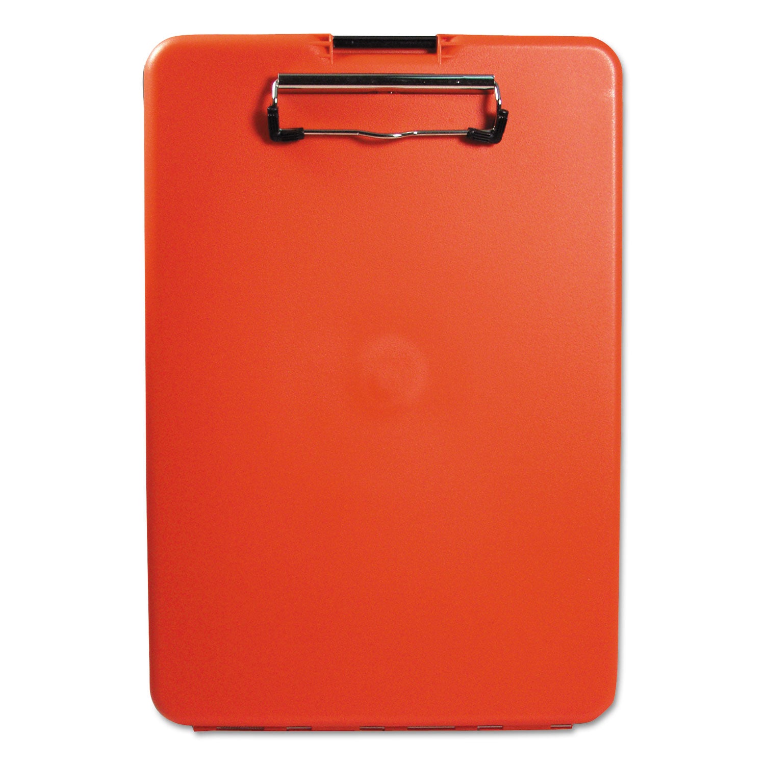 SlimMate Storage Clipboard, 0.5" Clip Capacity, Holds 8.5 x 11 Sheets, Red -