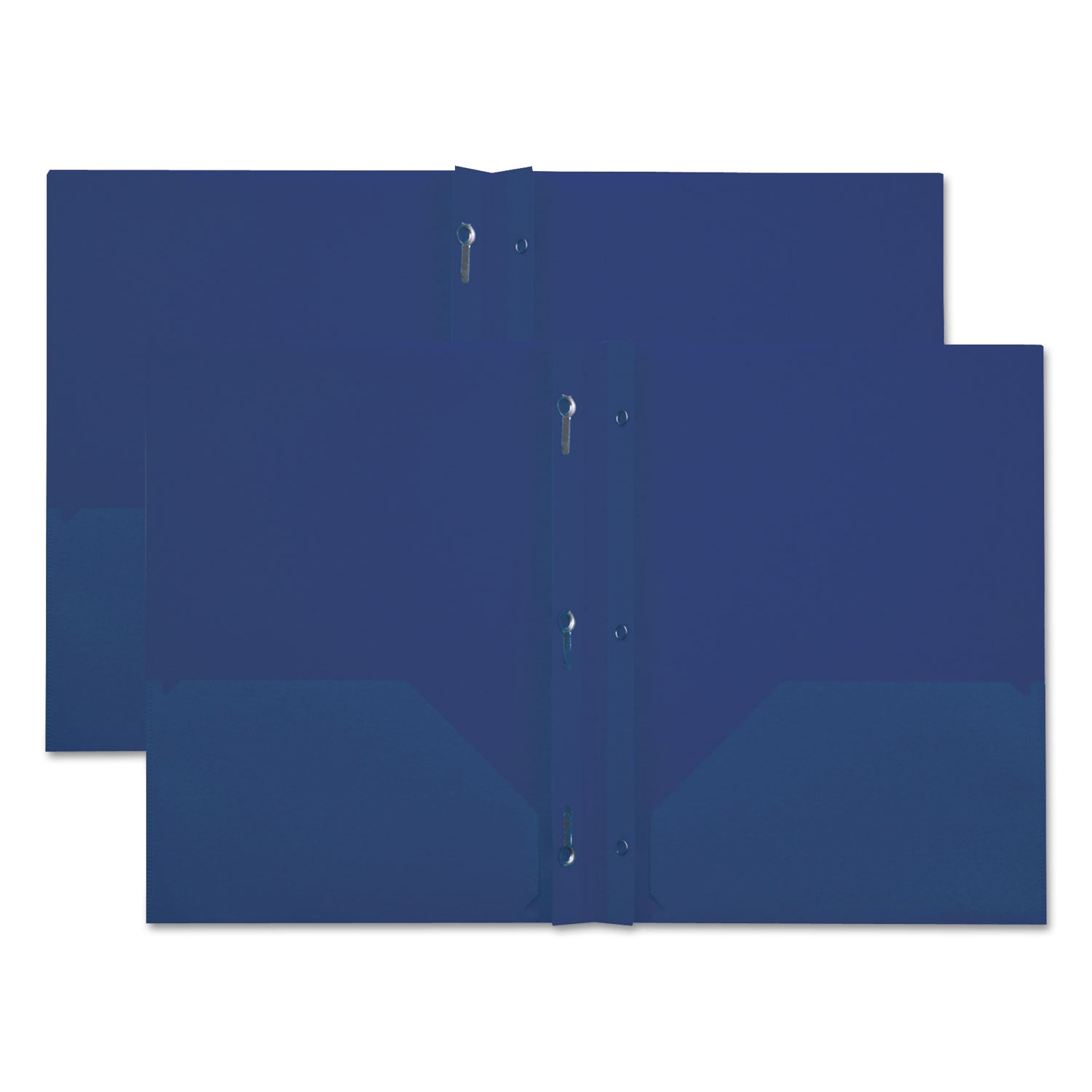 plastic-twin-pocket-report-covers-three-prong-fastener-11-x-85-roya-blue-royal-blue-10-pack_unv20552 - 2