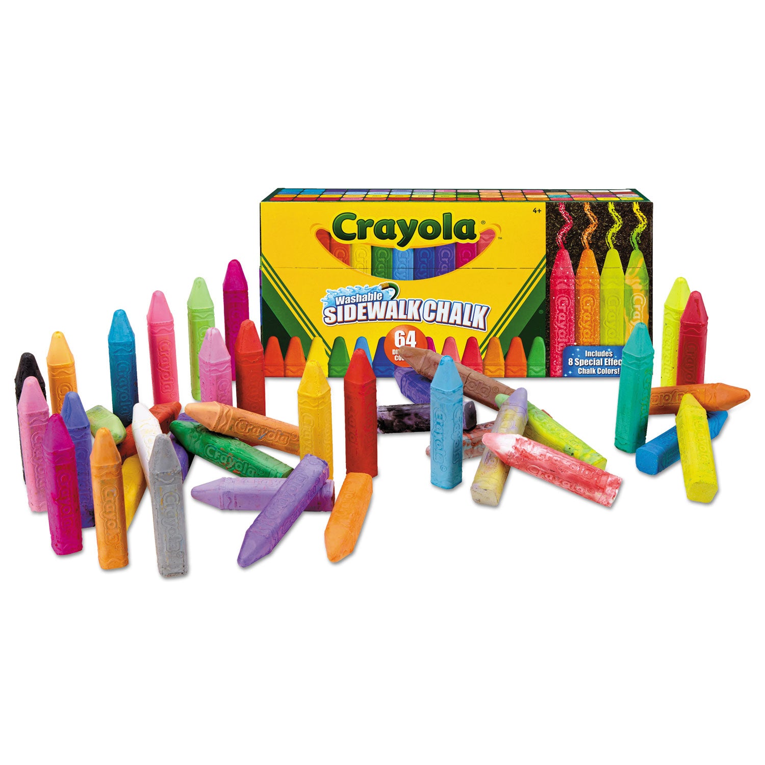 ultimate-sidewalk-chalk-4-x-05-diameter-60-assorted-colors-64-set_cyo512064 - 1