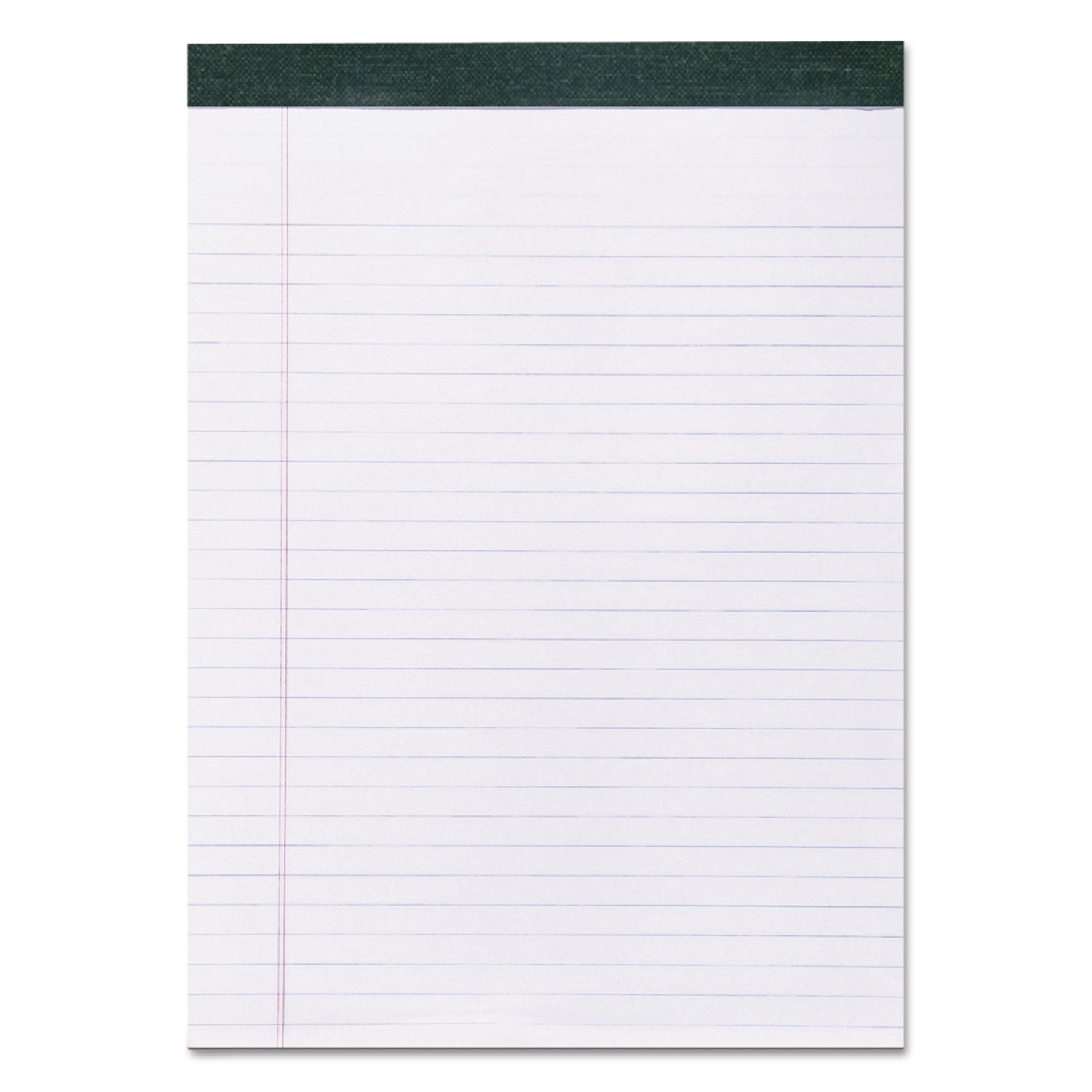 Recycled Legal Pad, Wide/Legal Rule, 40 White 8.5 x 11 Sheets, Dozen -