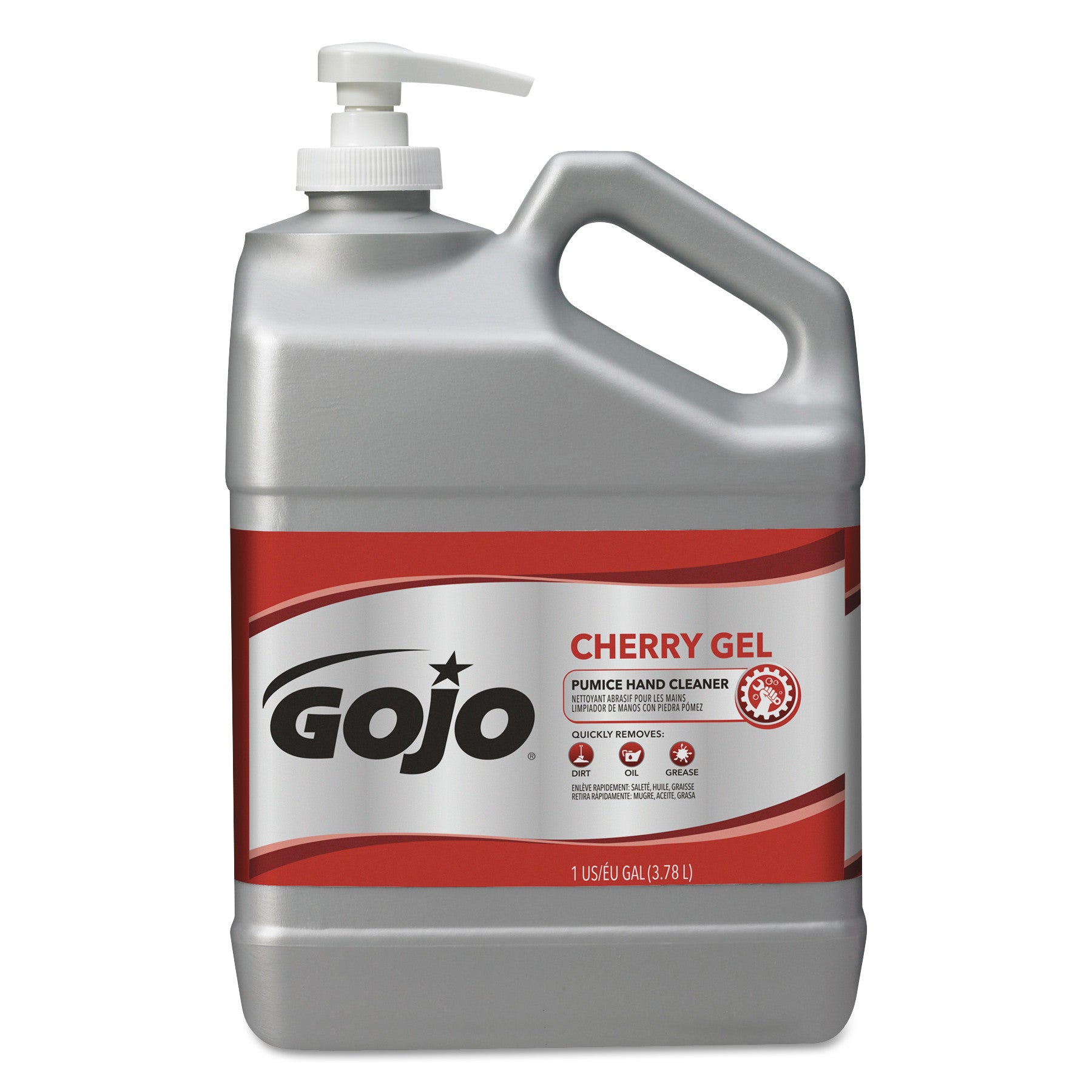 cherry-gel-pumice-hand-cleaner-cherry-scent-1-gal-bottle-2-carton_goj235802 - 1