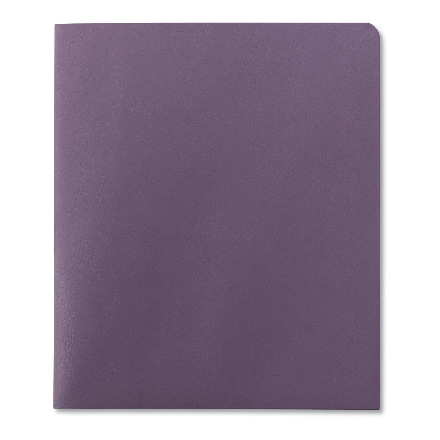 Two-Pocket Folder, Textured Paper, 100-Sheet Capacity, 11 x 8.5, Lavender, 25/Box -