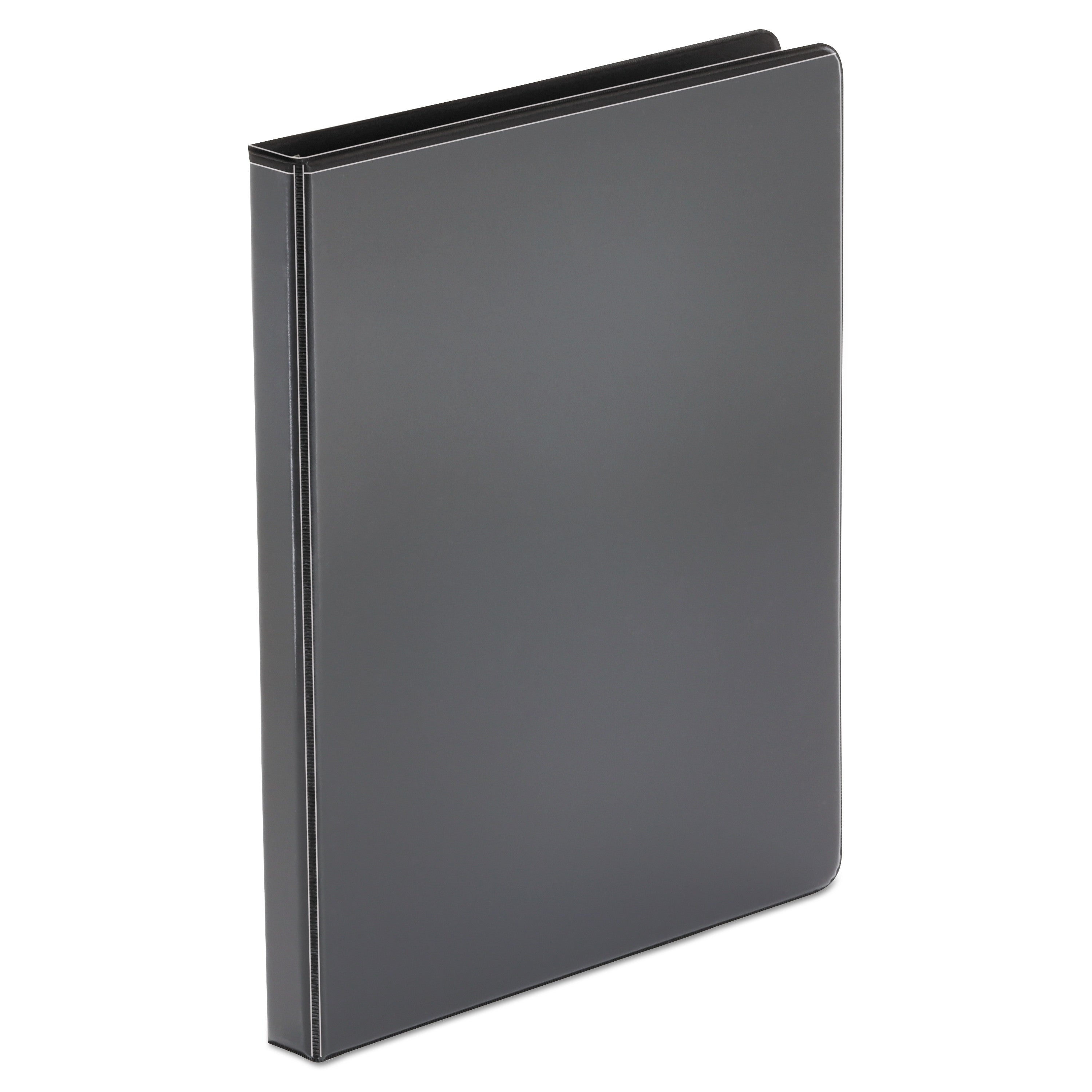 Economy Round Ring View Binder, 3 Rings, 0.5" Capacity, 11 x 8.5, Black -