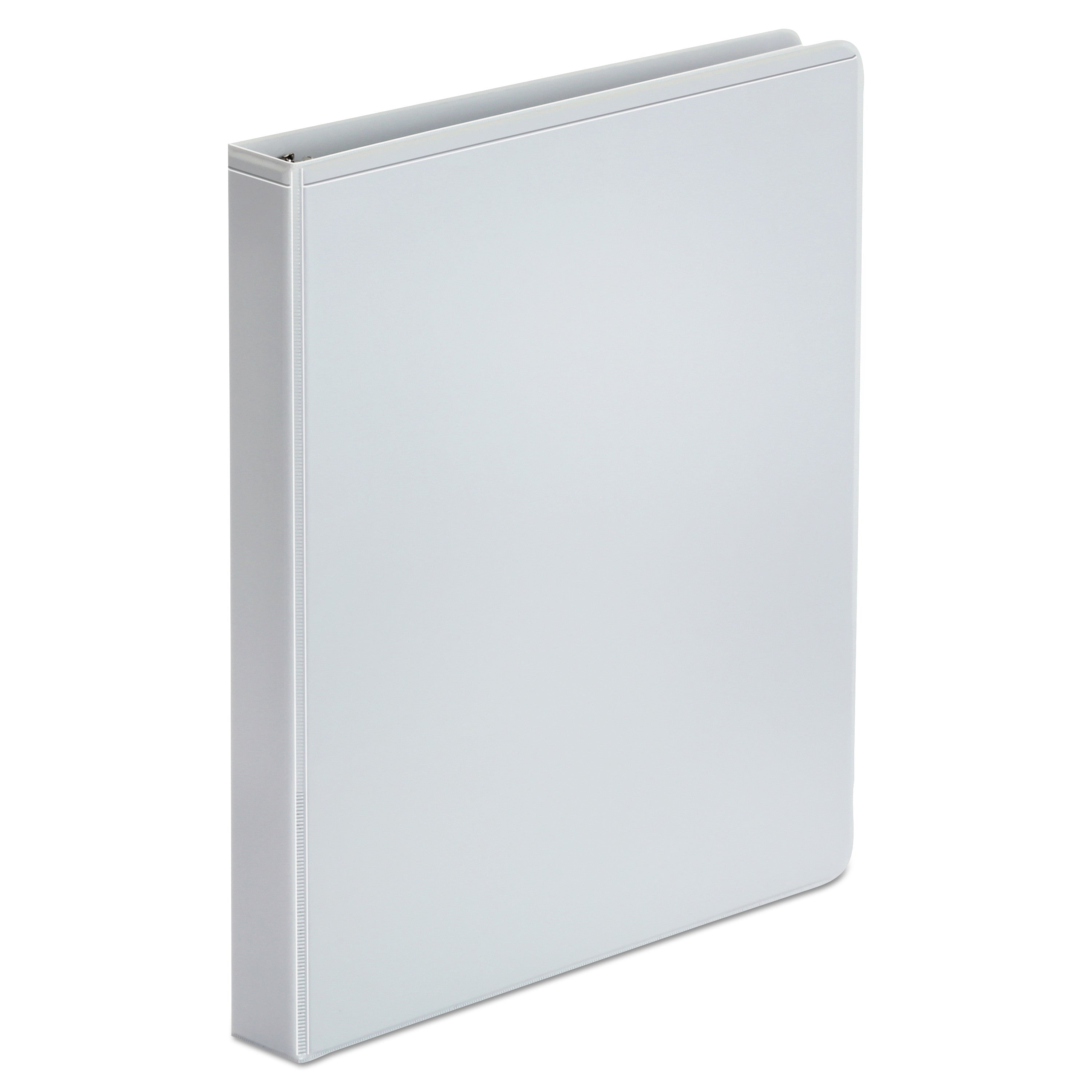 Economy Round Ring View Binder, 3 Rings, 1" Capacity, 11 x 8.5, White -