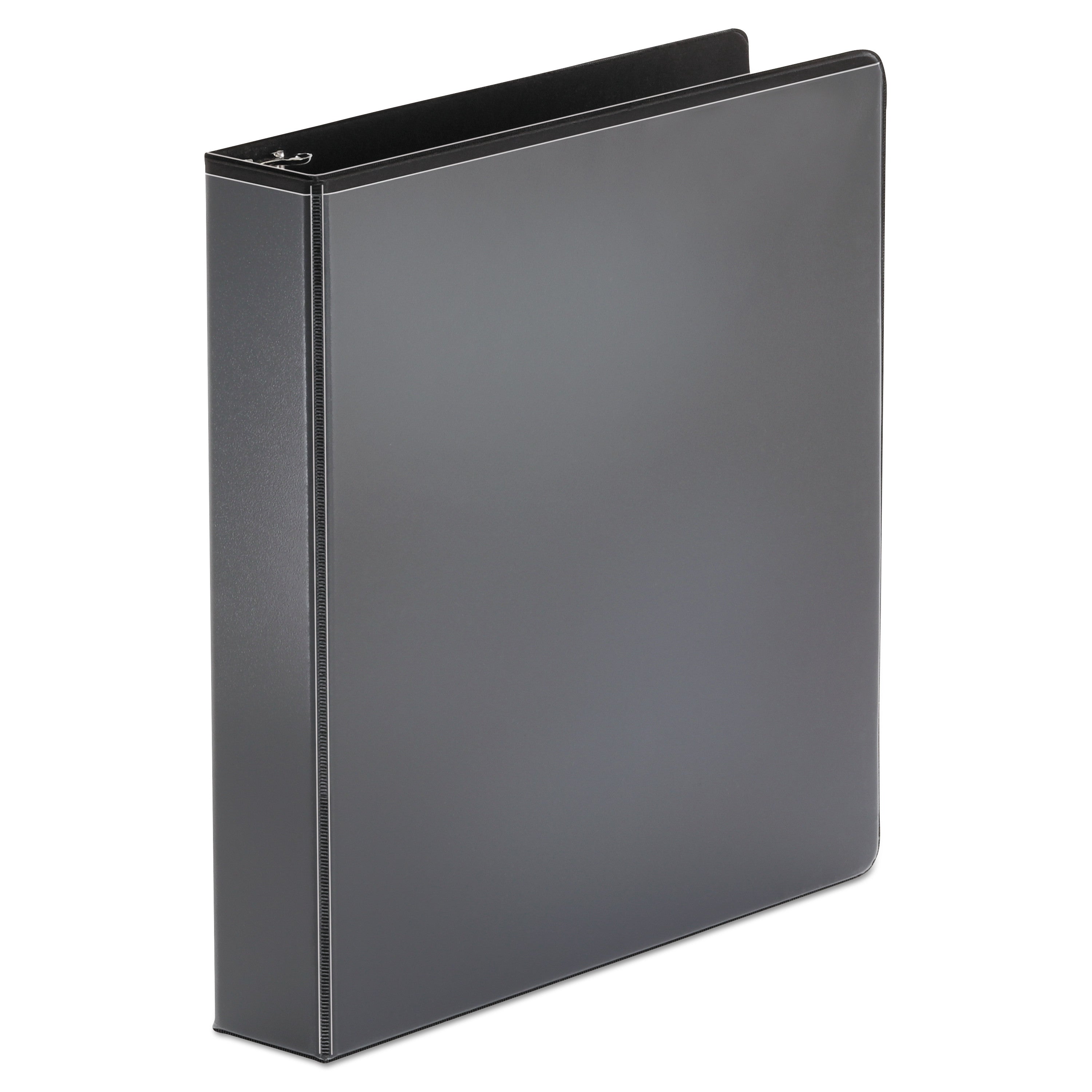 Economy Round Ring View Binder, 3 Rings, 1.5" Capacity, 11 x 8.5, Black -