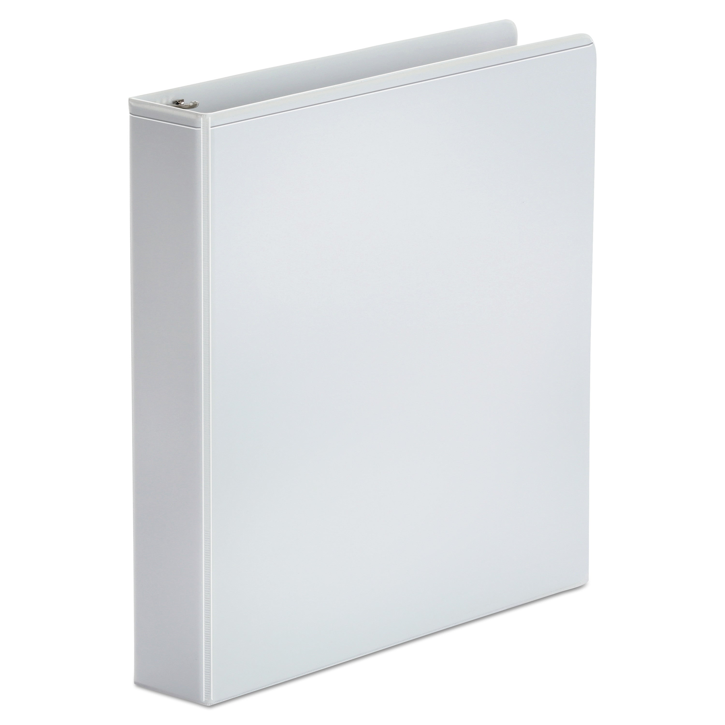 Economy Round Ring View Binder, 3 Rings, 1.5" Capacity, 11 x 8.5, White -