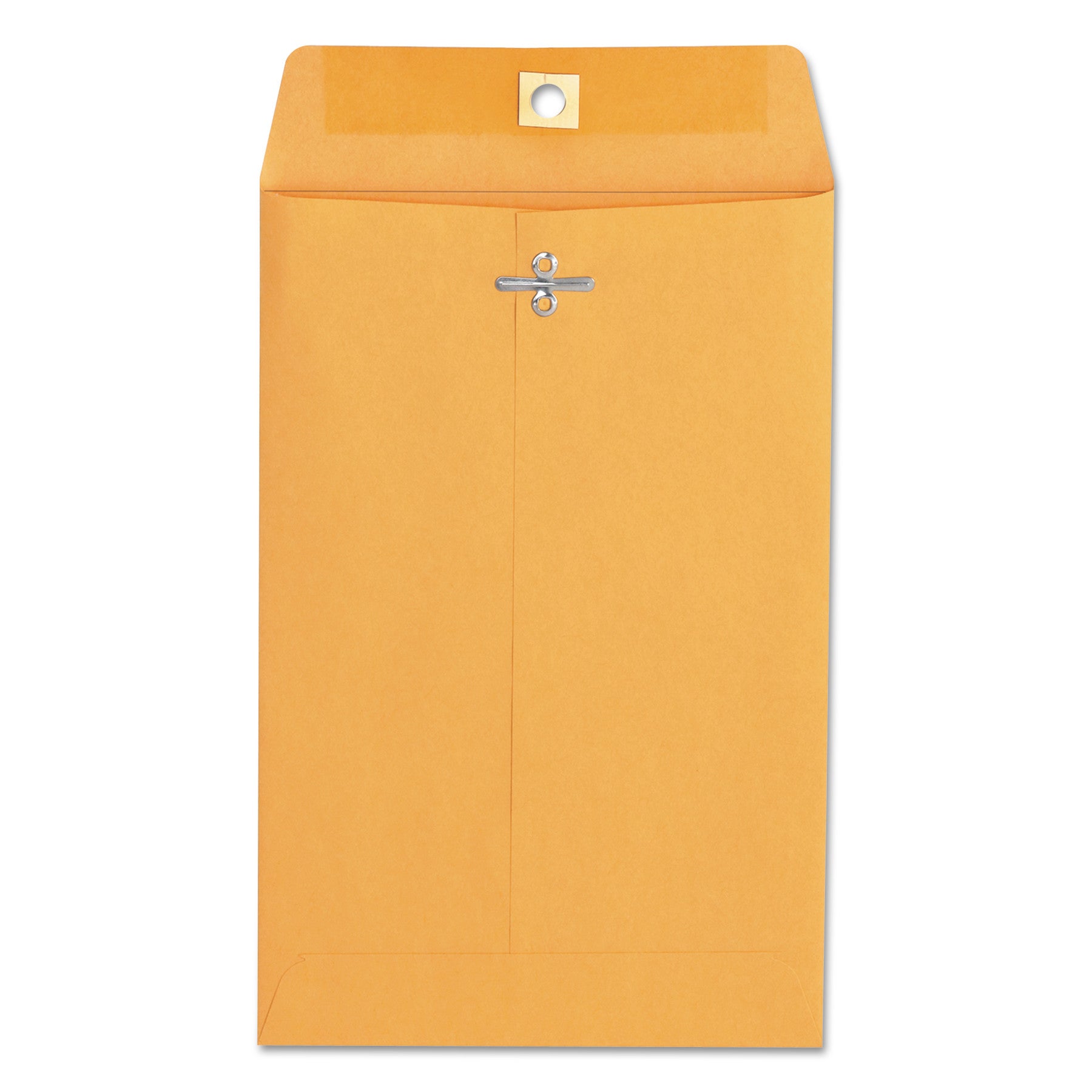 Kraft Clasp Envelope, #55, Square Flap, Clasp/Gummed Closure, 6 x 9, Brown Kraft, 100/Box -