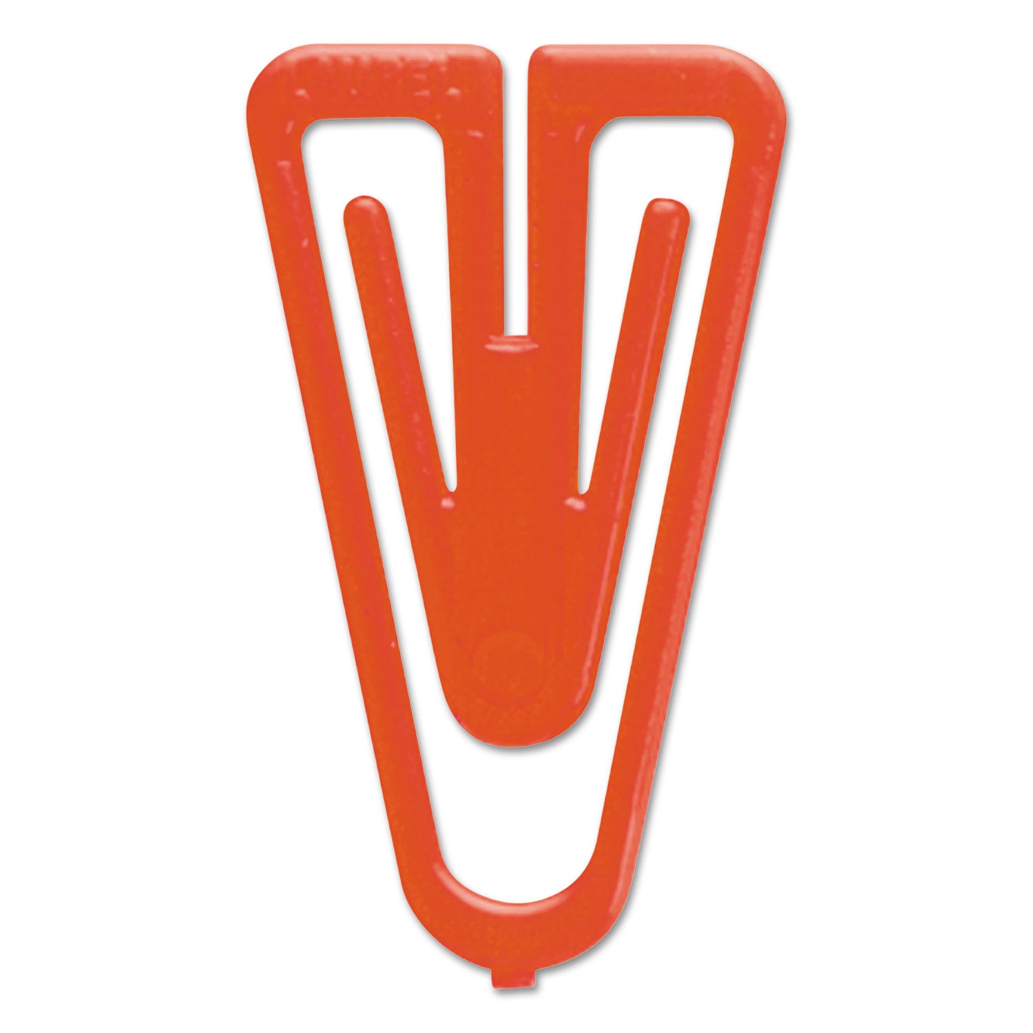 Plastiklips Paper Clips, Medium, Smooth, Assorted Colors, 500/Box -