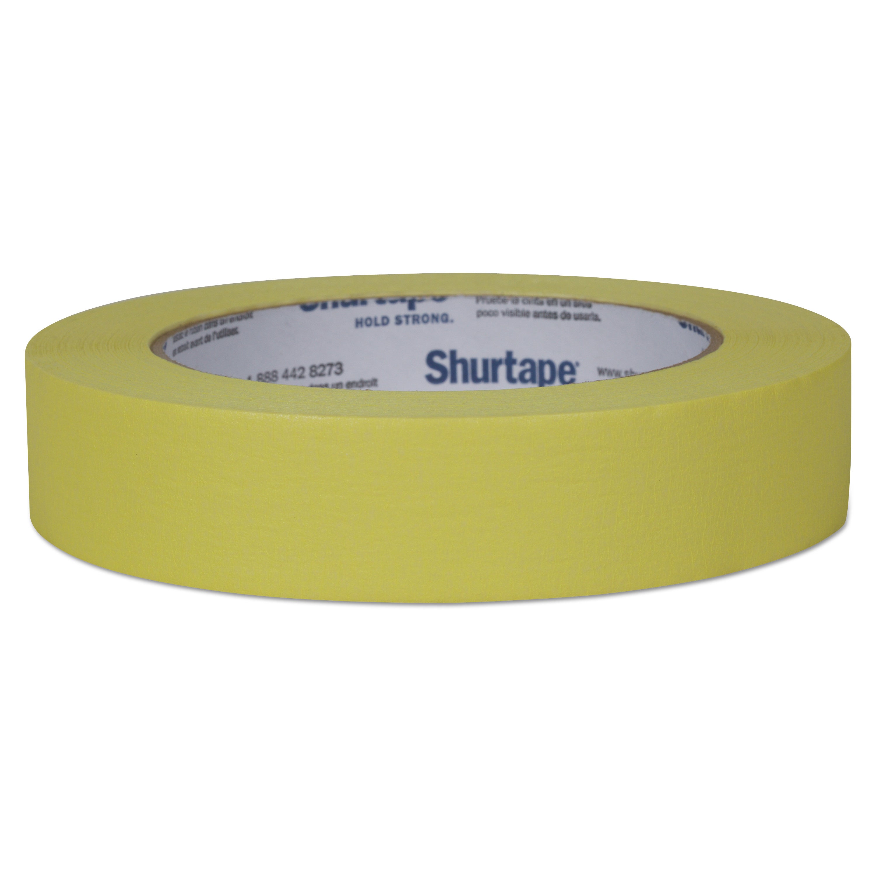 Color Masking Tape, 3" Core, 0.94" x 60 yds, Yellow -
