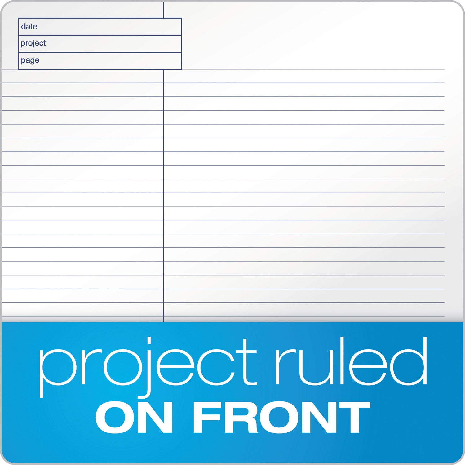 Docket Gold Planning Pads, Project-Management Format, Quadrille Rule (4 sq/in), 40 White 8.5 x 11.75 Sheets, 4/Pack -