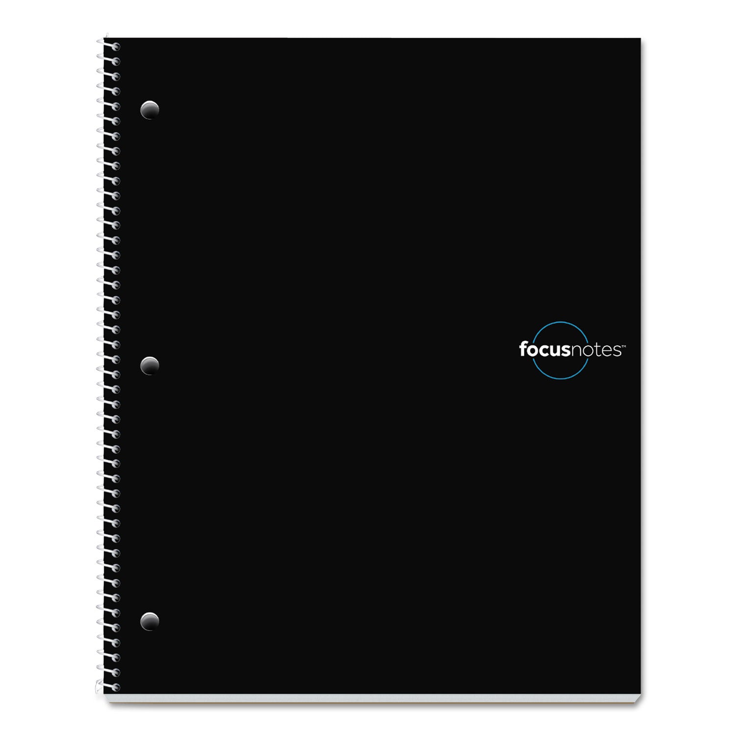 FocusNotes Notebook, 1-Subject, Lecture/Cornell Rule, Blue Cover, (100) 11 x 9 Sheets -