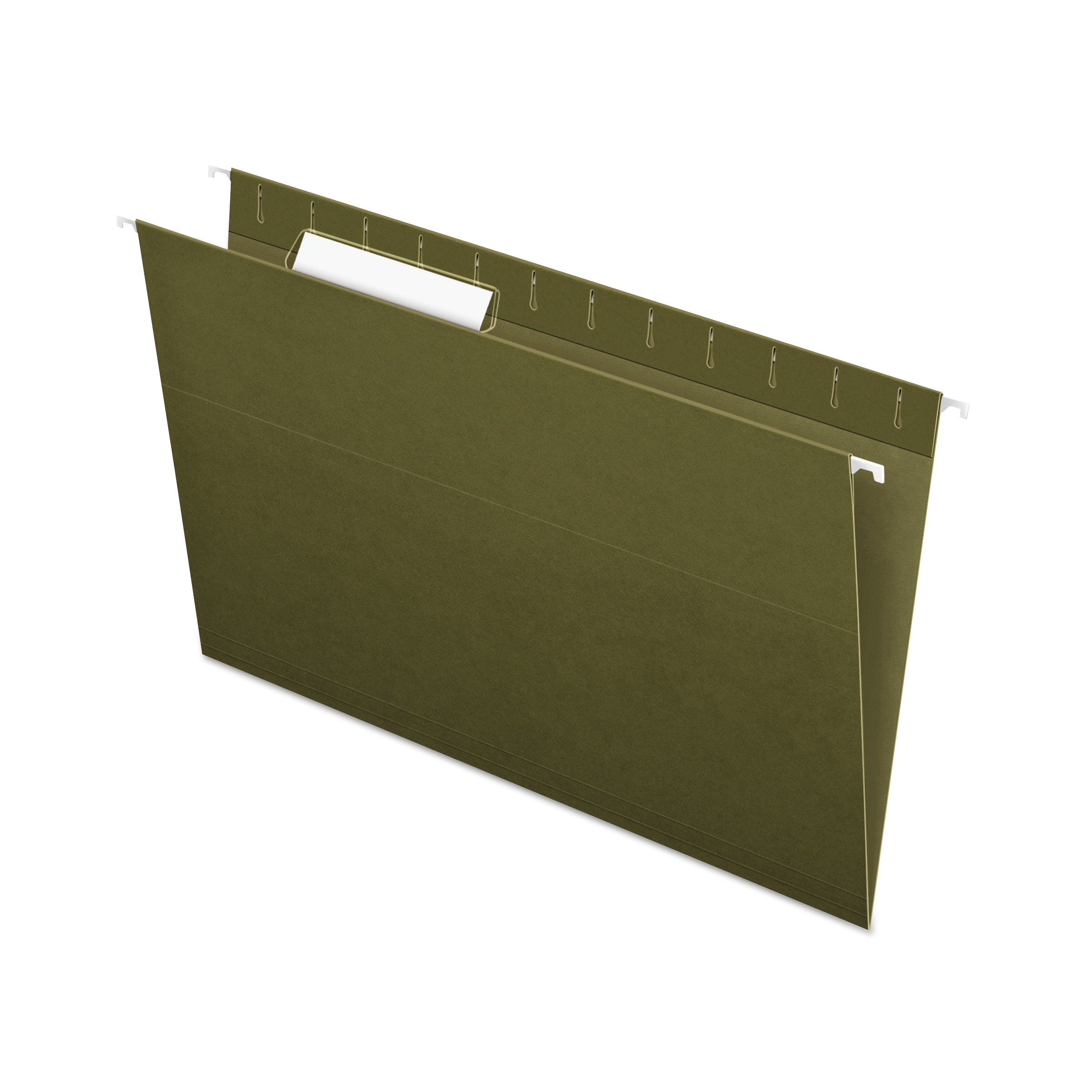 Standard Green Hanging Folders, Legal Size, 1/3-Cut Tabs, Standard Green, 25/Box -
