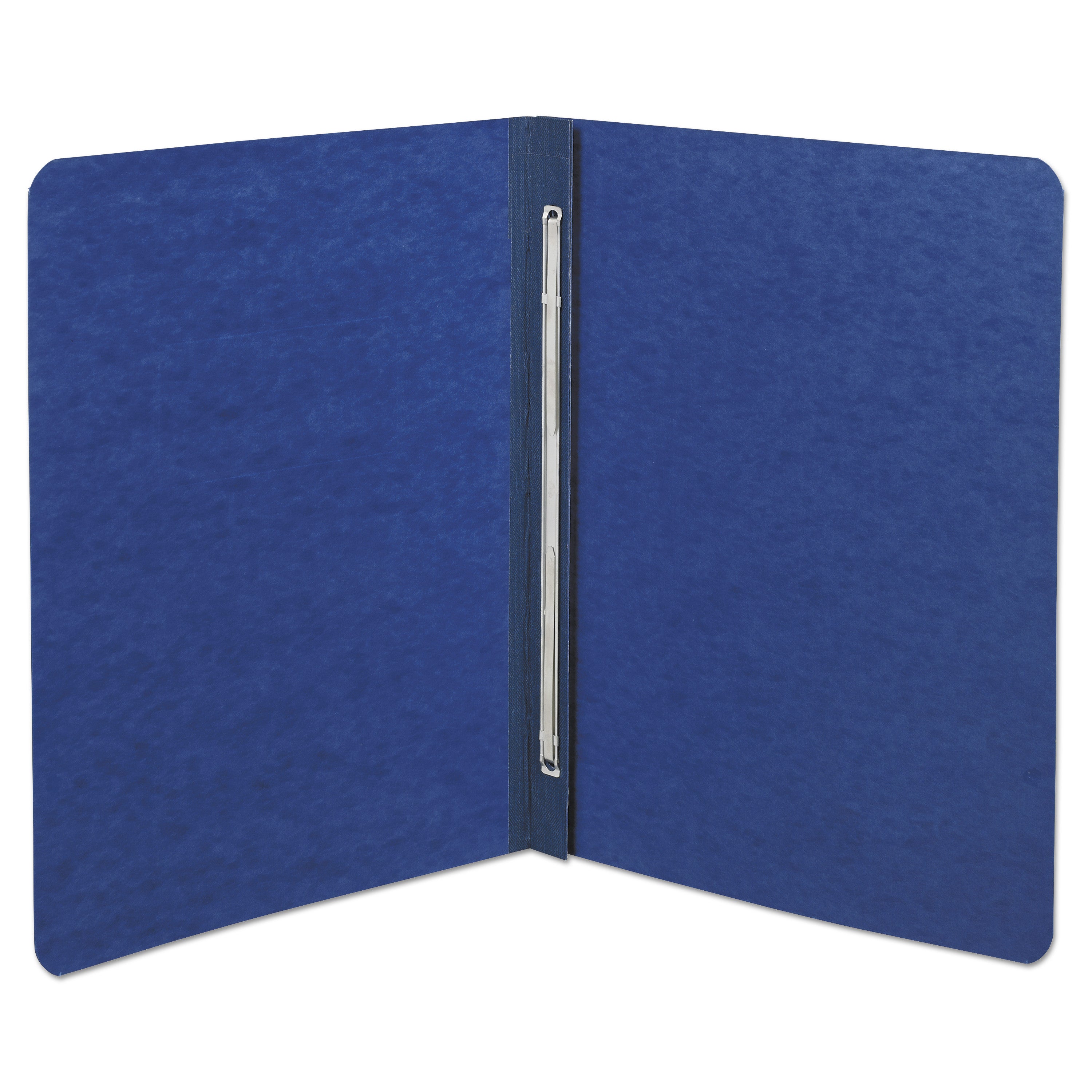 PRESSTEX Report Cover with Tyvek Reinforced Hinge, Side Bound, Two-Piece Prong Fastener, 3" Capacity, 8.5 x 11, Dark Blue -