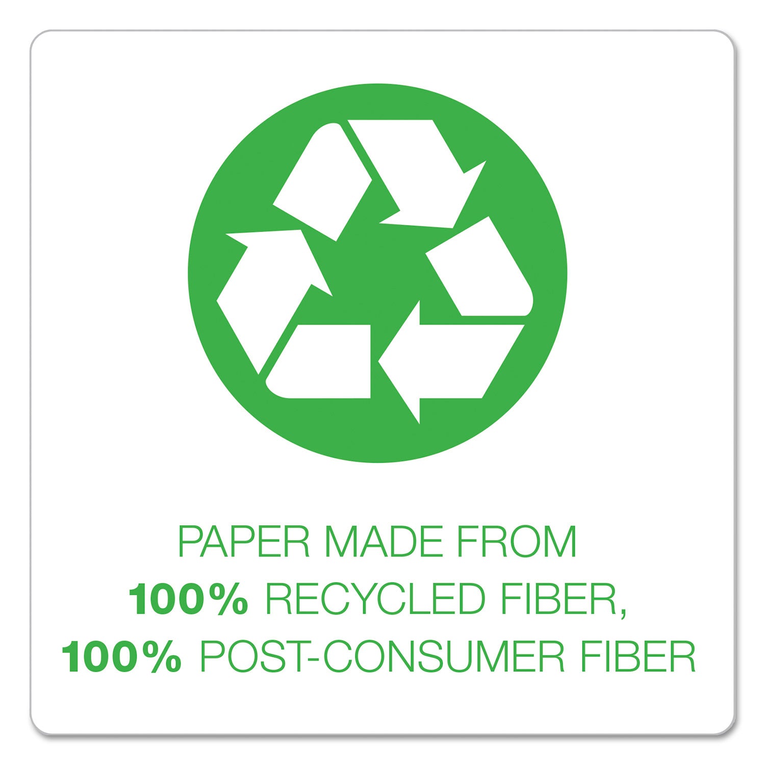 Earthwise by Pendaflex 100% Recycled Colored Hanging File Folders, Letter Size, 1/5-Cut Tabs, Green, 25/Box -