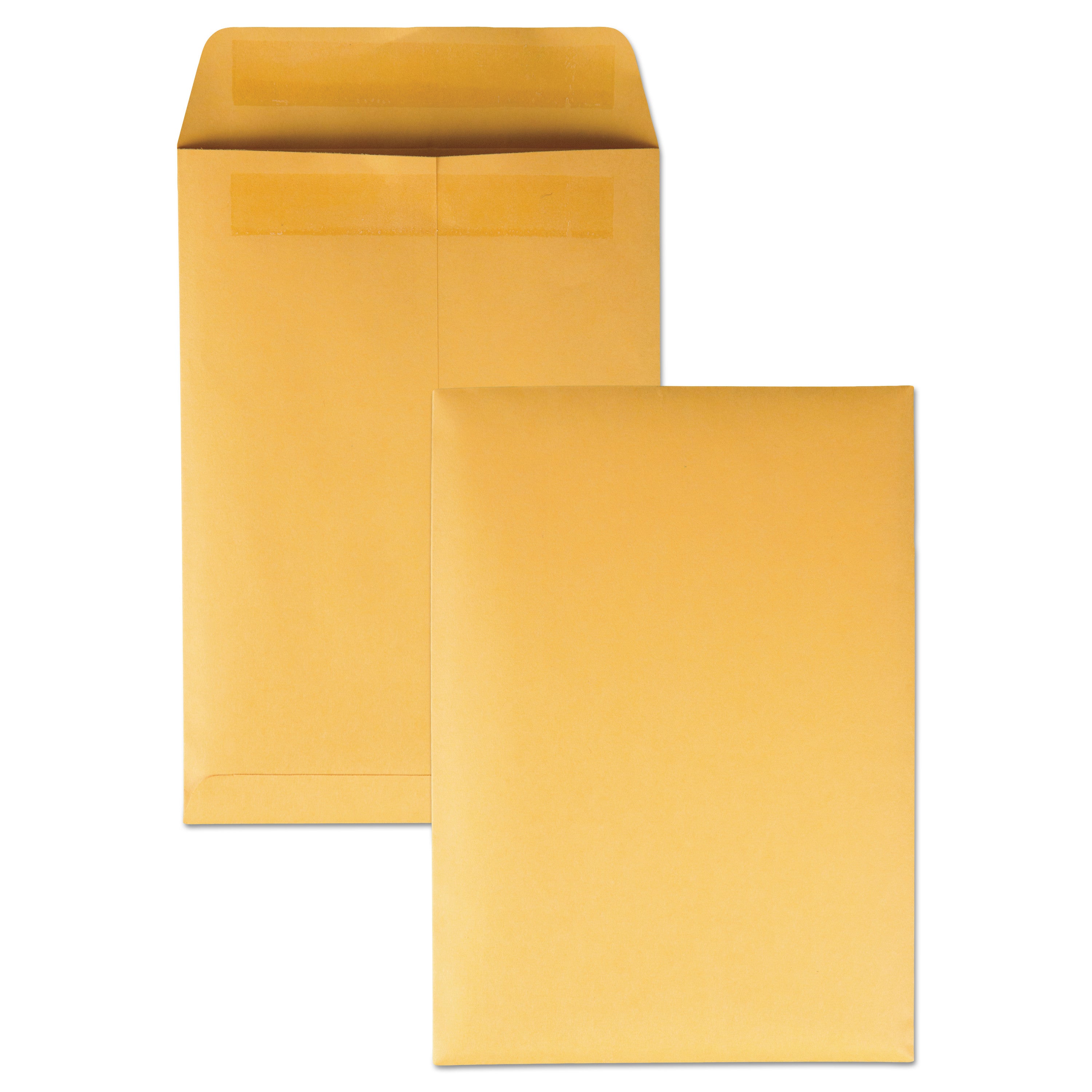 Redi-Seal Catalog Envelope, #6, Cheese Blade Flap, Redi-Seal Adhesive Closure, 7.5 x 10.5, Brown Kraft, 250/Box -