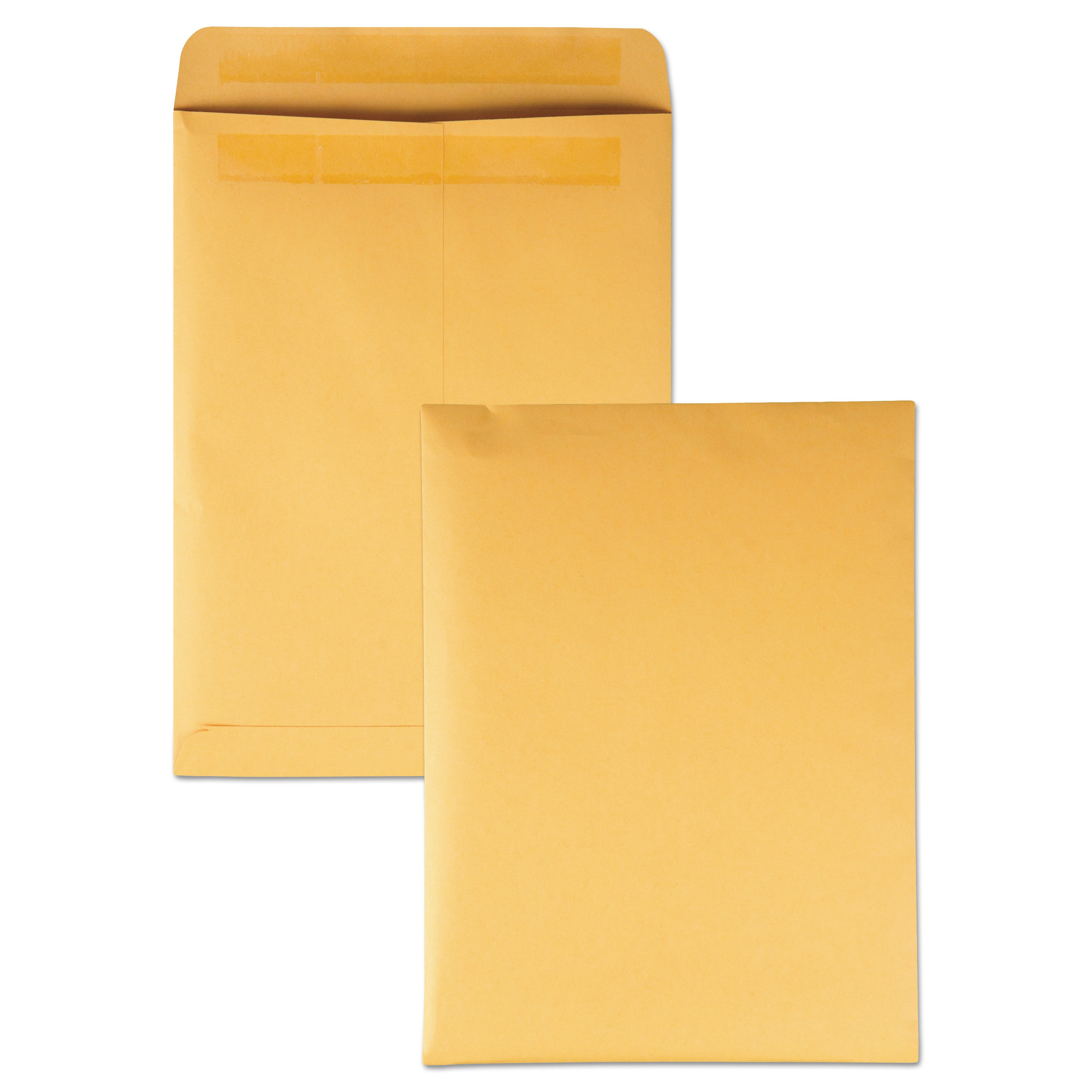 Redi-Seal Catalog Envelope, #10 1/2, Cheese Blade Flap, Redi-Seal Adhesive Closure, 9 x 12, Brown Kraft, 250/Box -