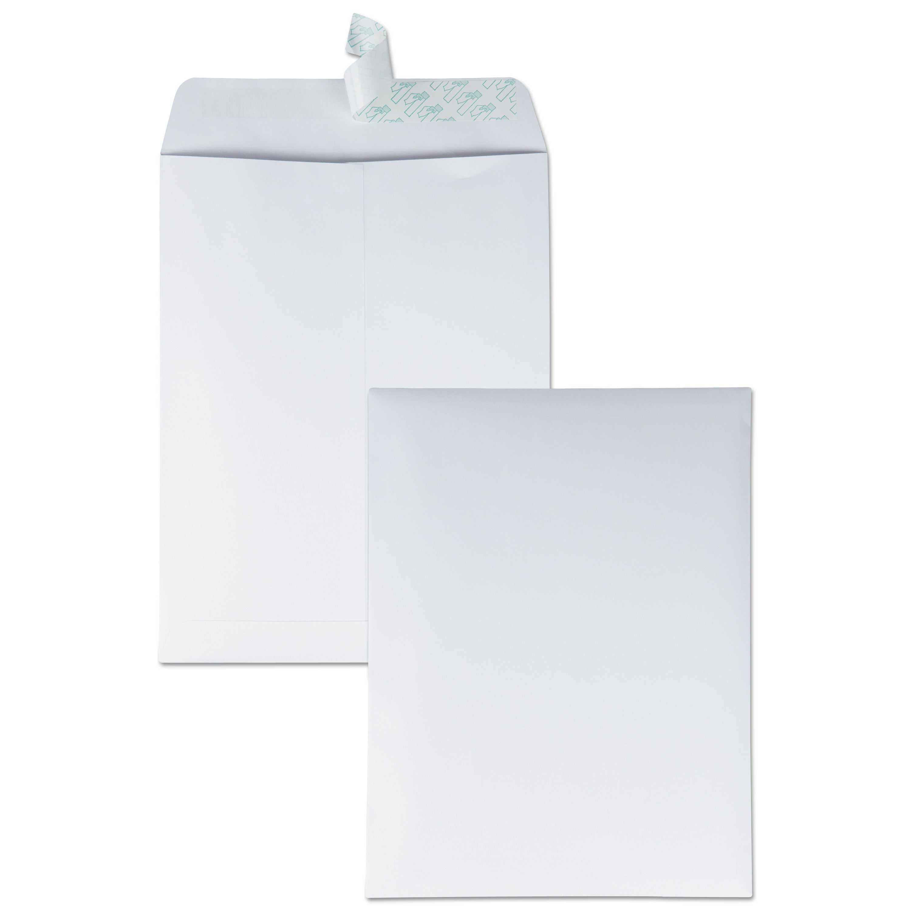 Redi-Strip Catalog Envelope, #12 1/2, Cheese Blade Flap, Redi-Strip Adhesive Closure, 9.5 x 12.5, White, 100/Box -