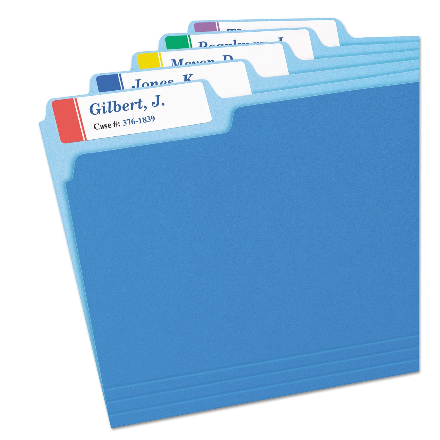Extra-Large TrueBlock File Folder Labels with Sure Feed Technology, 0.94 x 3.44, White, 18/Sheet, 25 Sheets/Pack -