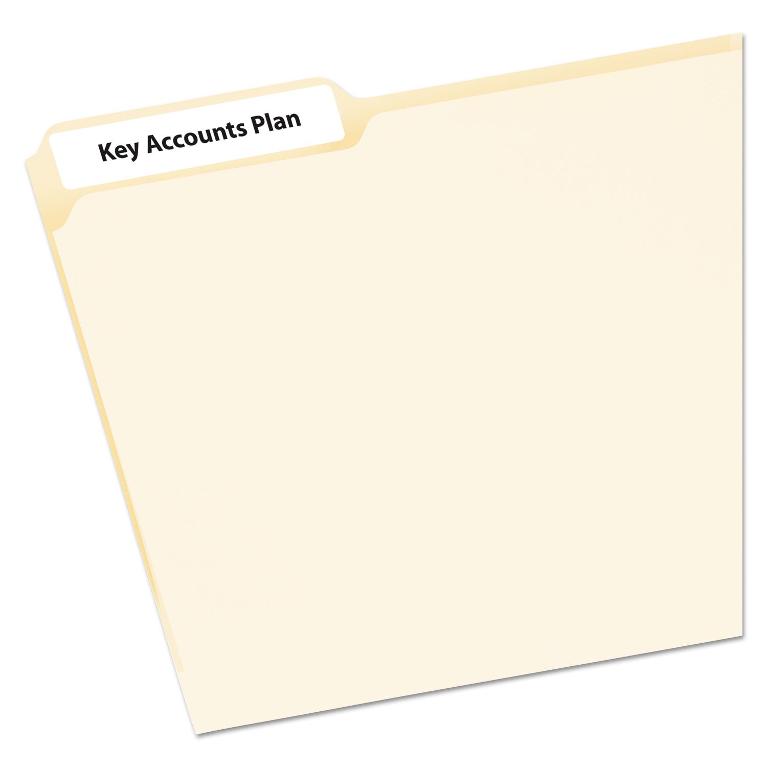 EcoFriendly Permanent File Folder Labels, 0.66 x 3.44, White, 30/Sheet, 25 Sheets/Pack -