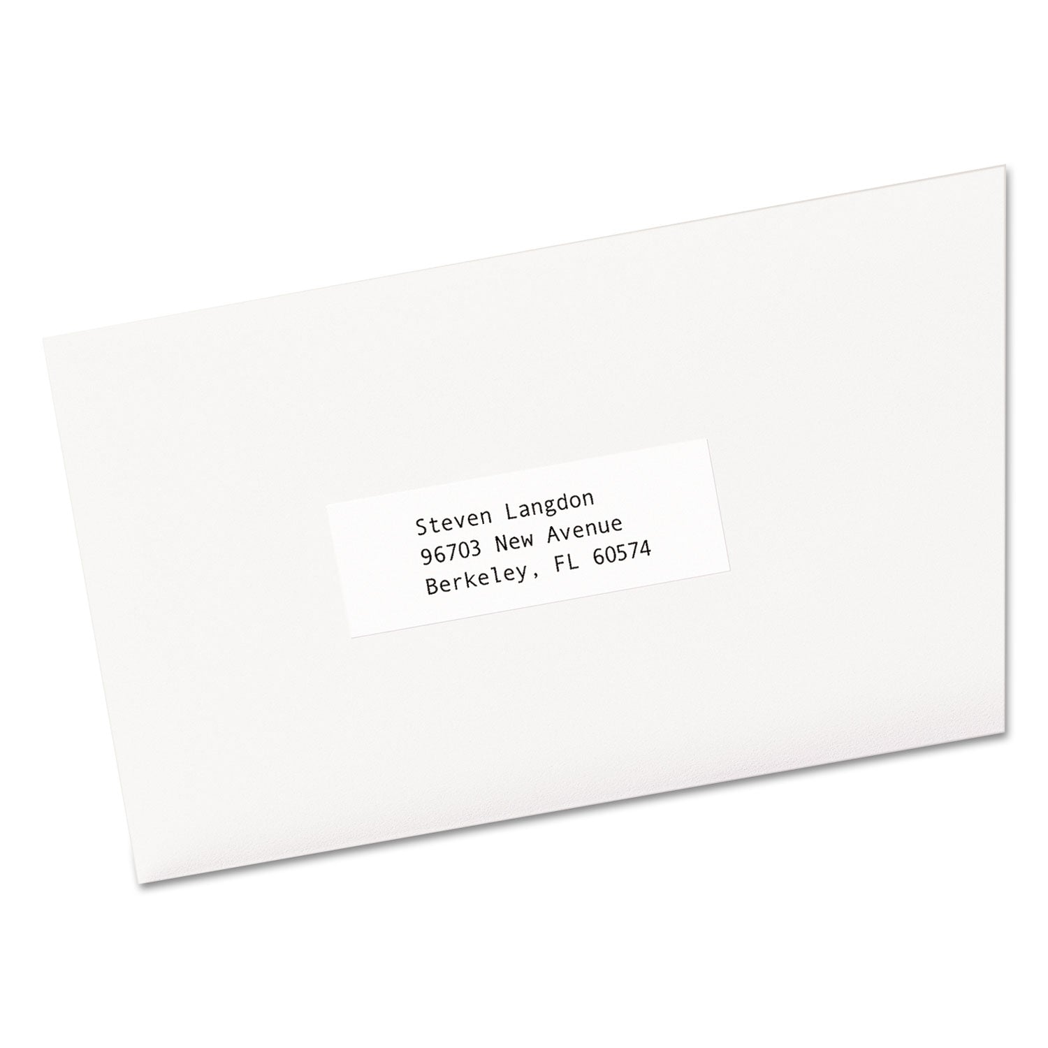 Copier Mailing Labels, Copiers, 1 x 2.81, White, 33/Sheet, 500 Sheets/Box -