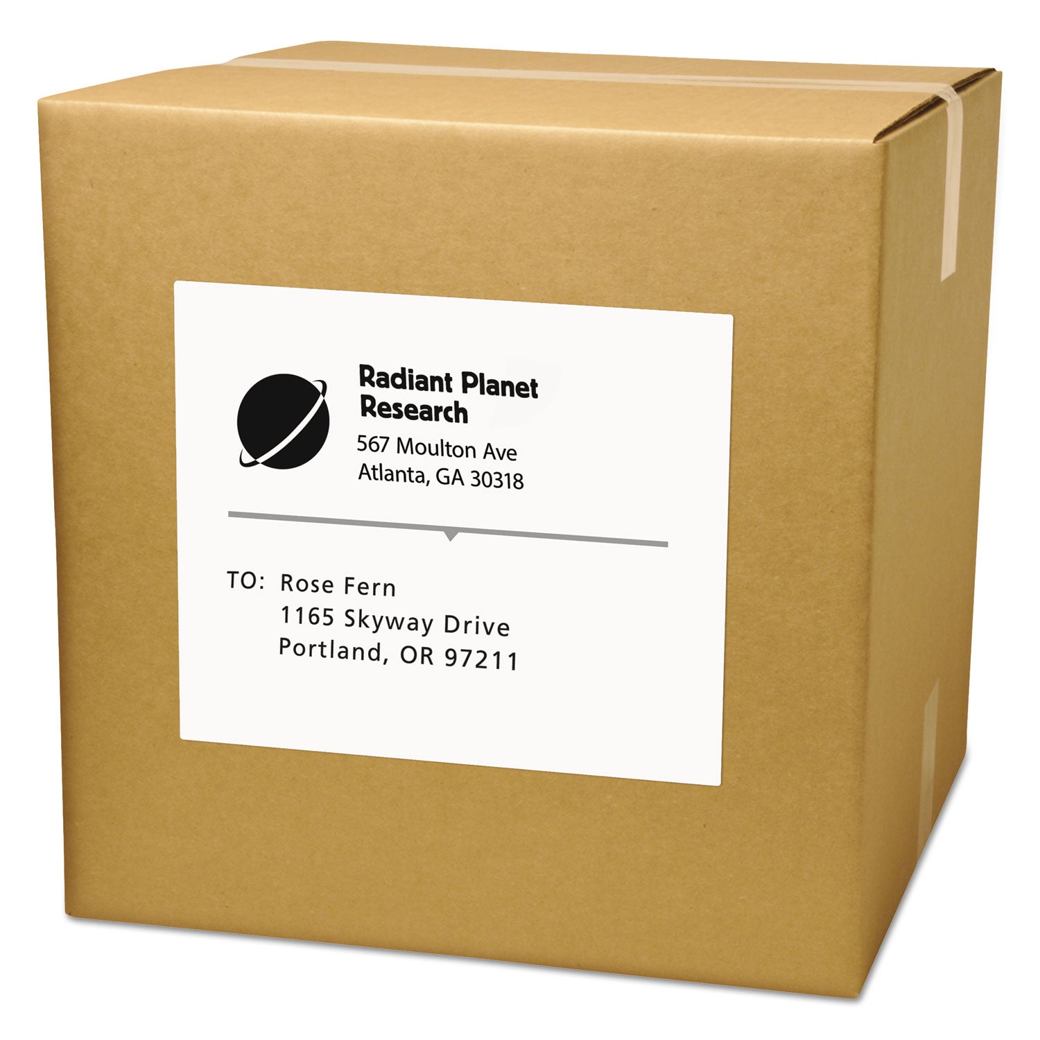 Copier Mailing Labels, Copiers, 8.5 x 11, White, 100/Box -