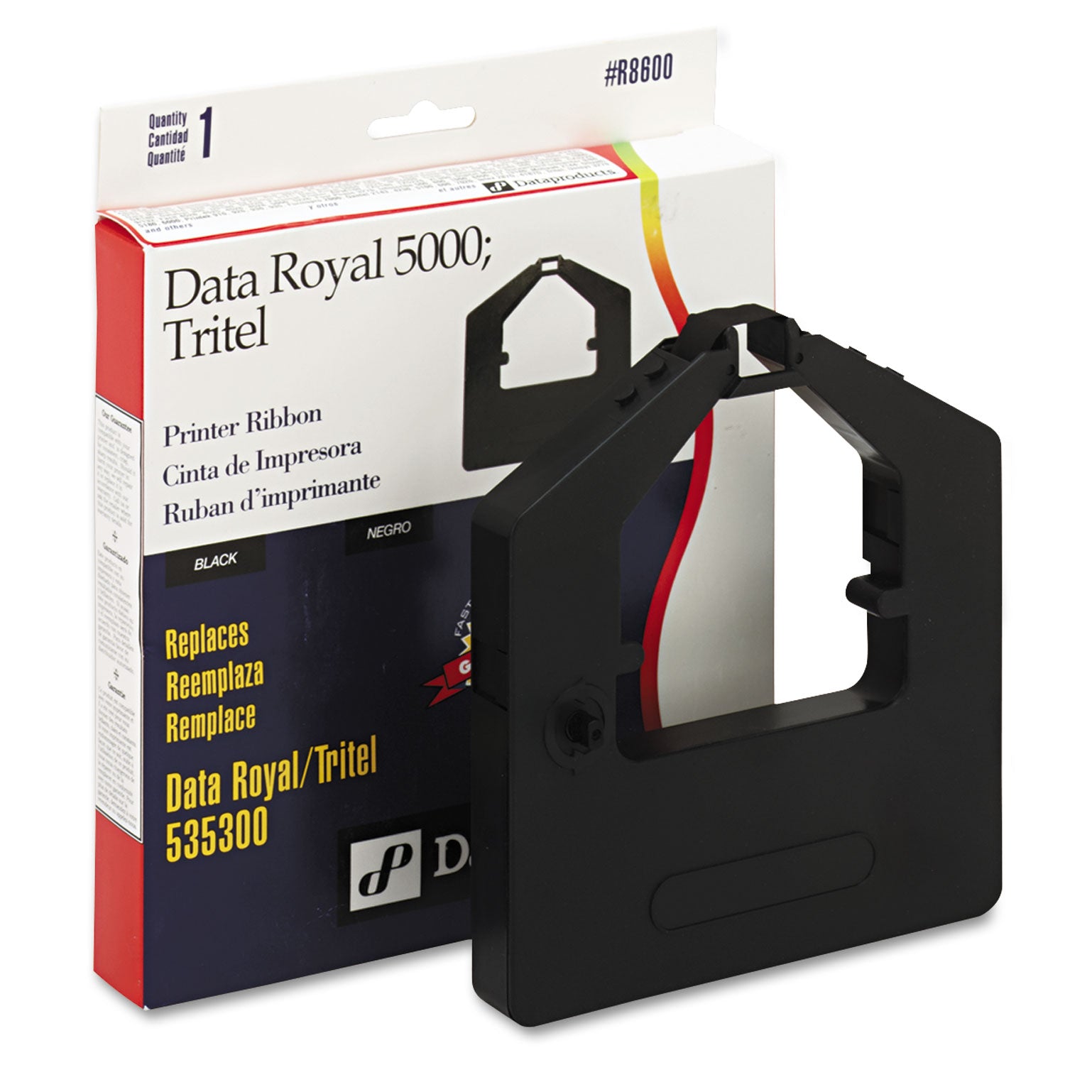 R8600 Compatible Ribbon, Black -